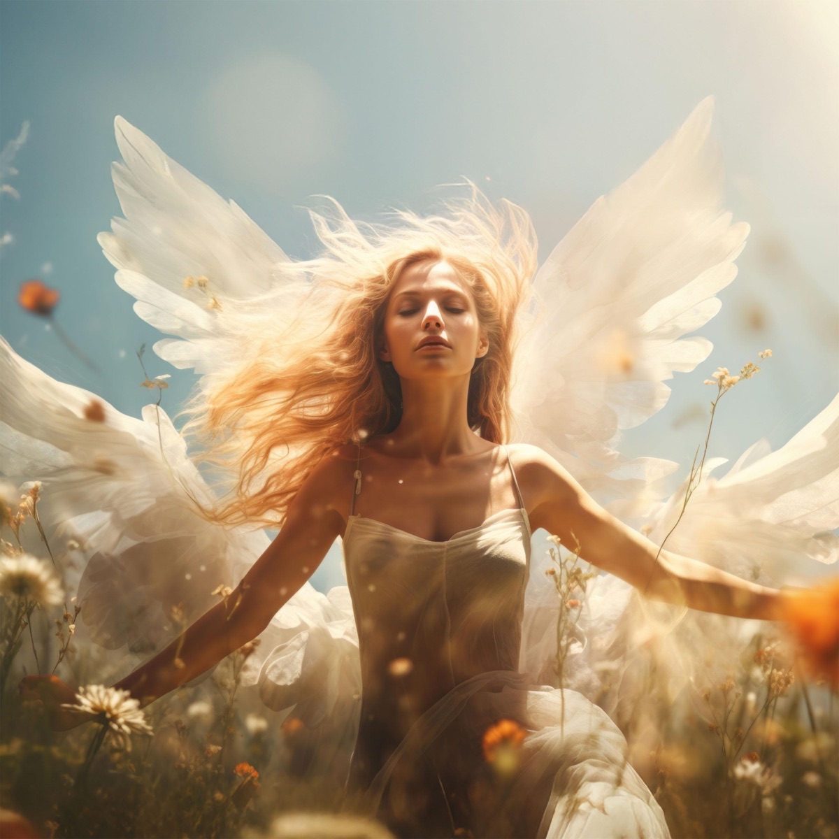 Shielded in the Glow of Angelic Energy by Sonia White & Aurora Celestial album cover