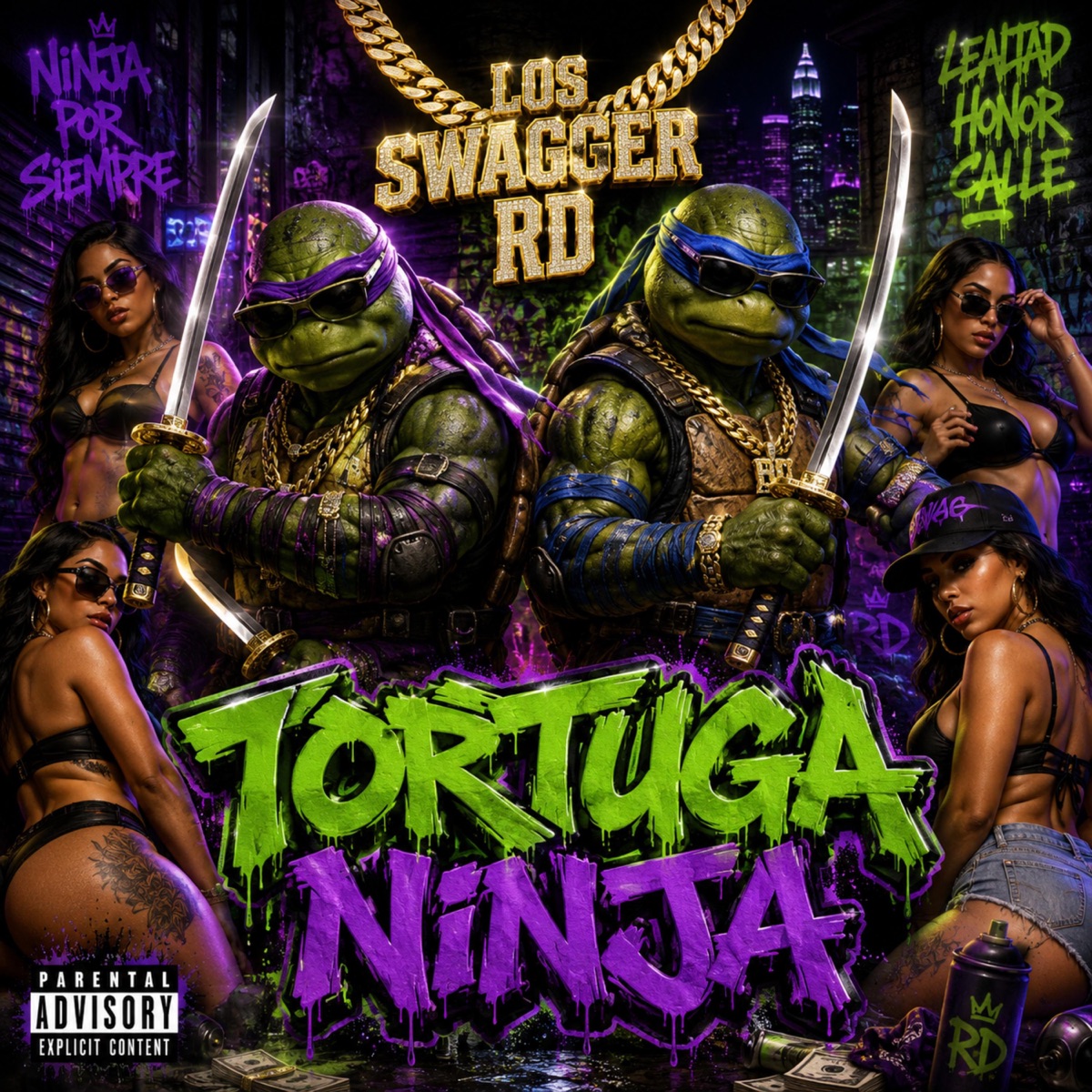 TORTUGA NINJA - Single by Los Swagger Rd album cover