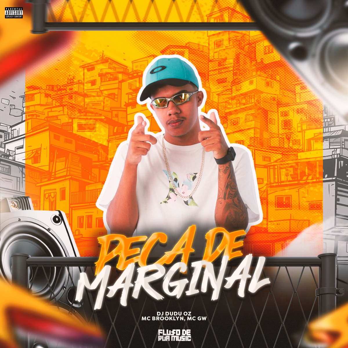 Peca de Marginal (feat. MC BROOKLYN) - Single by Mc Gw album cover
