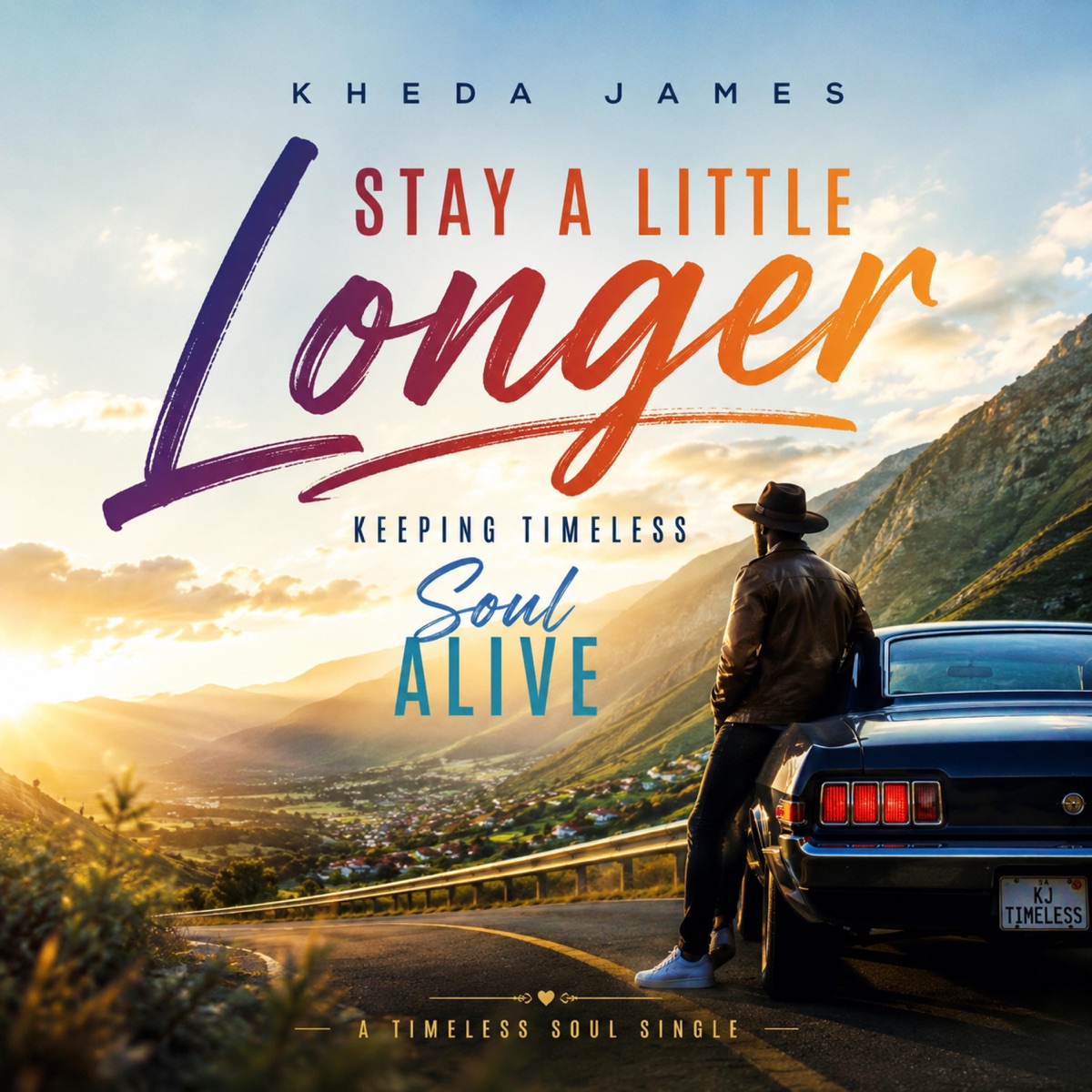 Stay a Little Longer - Single by Kheda James album cover