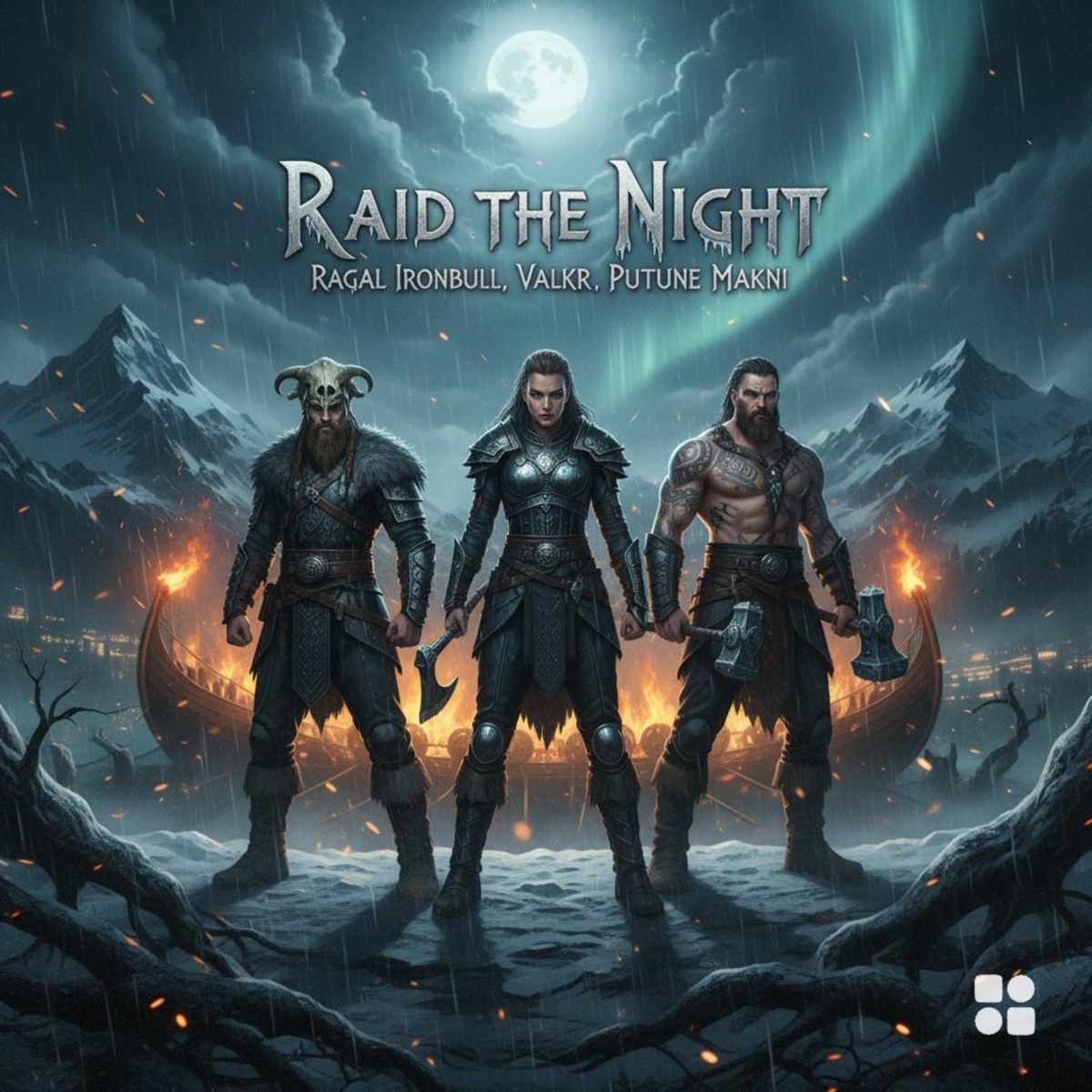 Raid the Night - Single by Ragal Ironbull, RavenstrikeX, VALKR & Putune Makni album cover