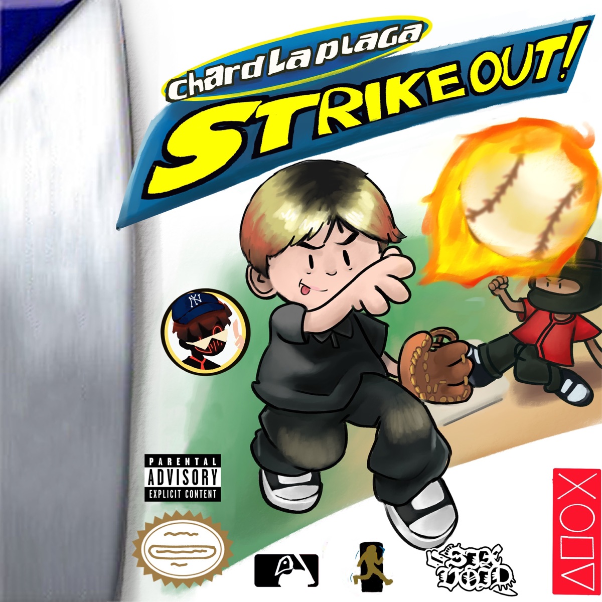 STRIKE OUT! (feat. Vidari, KWÃ & izxx) - Single by SIXVOID, chard la plaga & Oriundo album cover