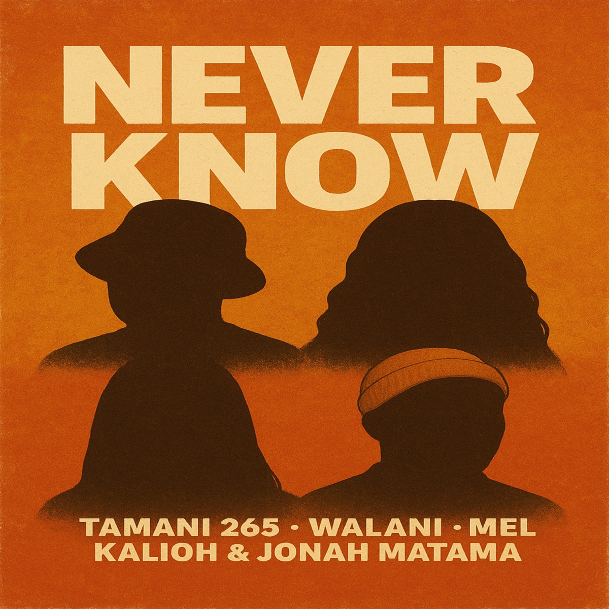 Never Know - Single by Tamani 265, Walani, Jonah matama & Mel Kalioh album cover