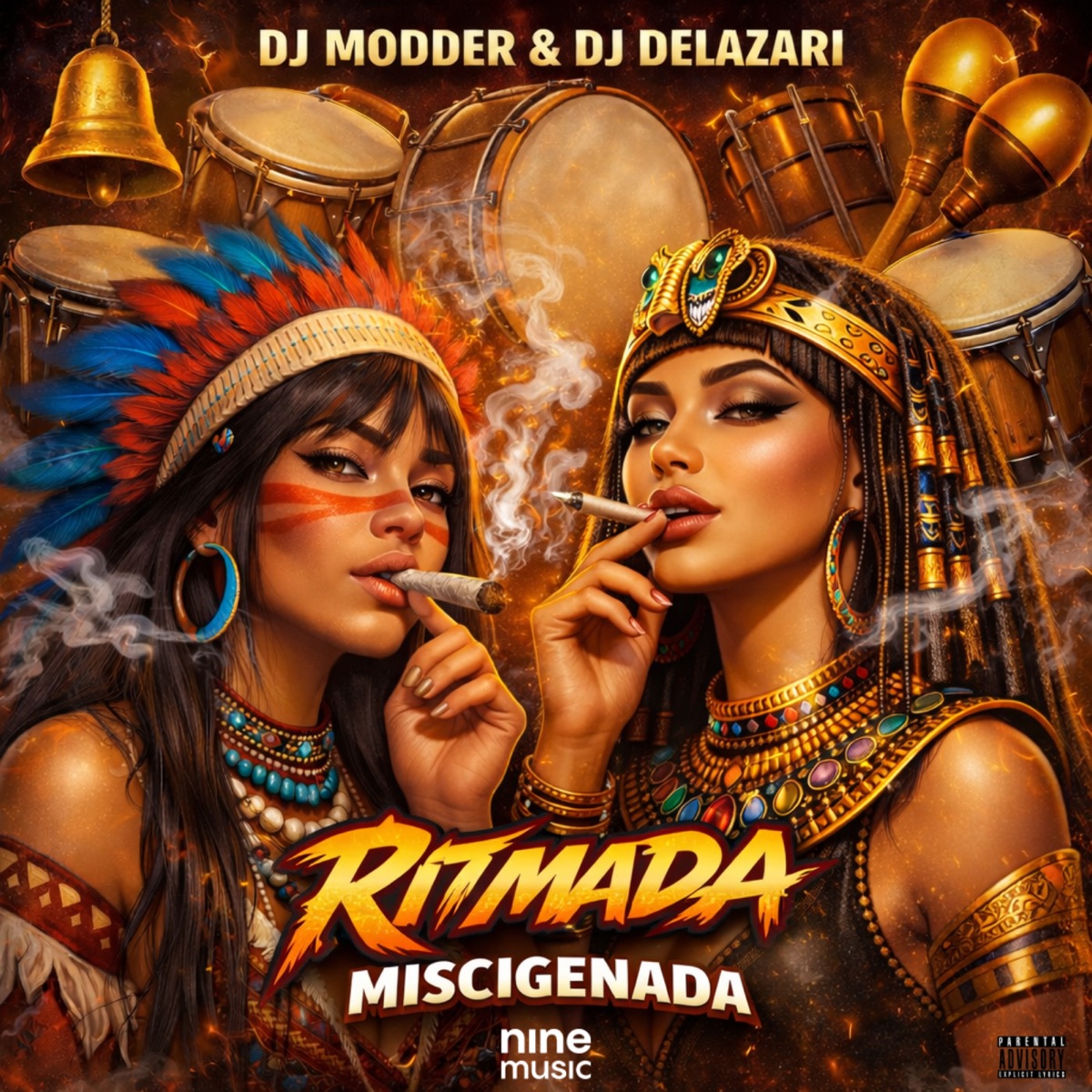 RITMADA MISCIGENADA - Single by DJ Modder, Mc Gw & DJ Delazari album cover