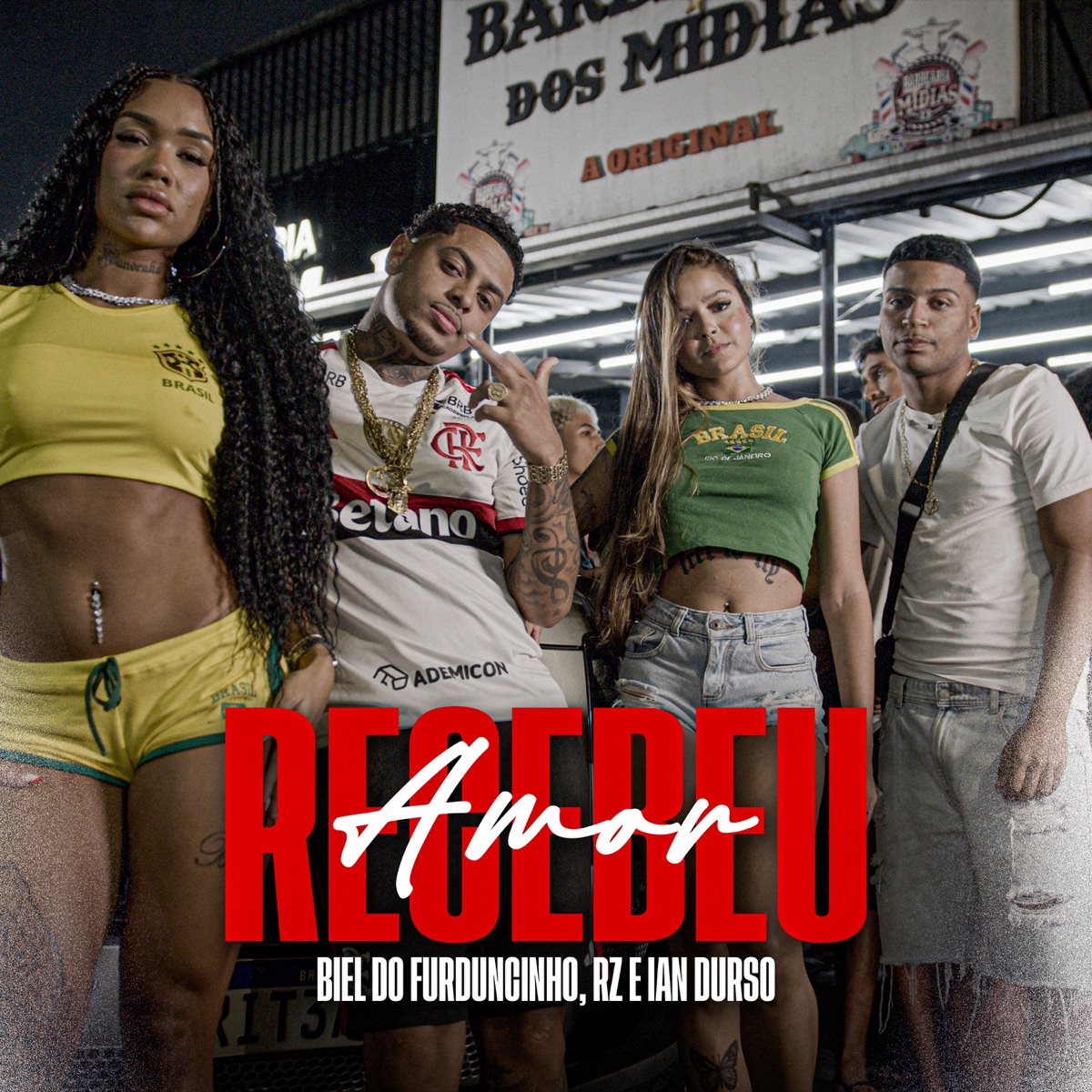 Recebeu Amor - Single by DJ Biel do Furduncinho, Rz Oficial & Ian Durso album cover