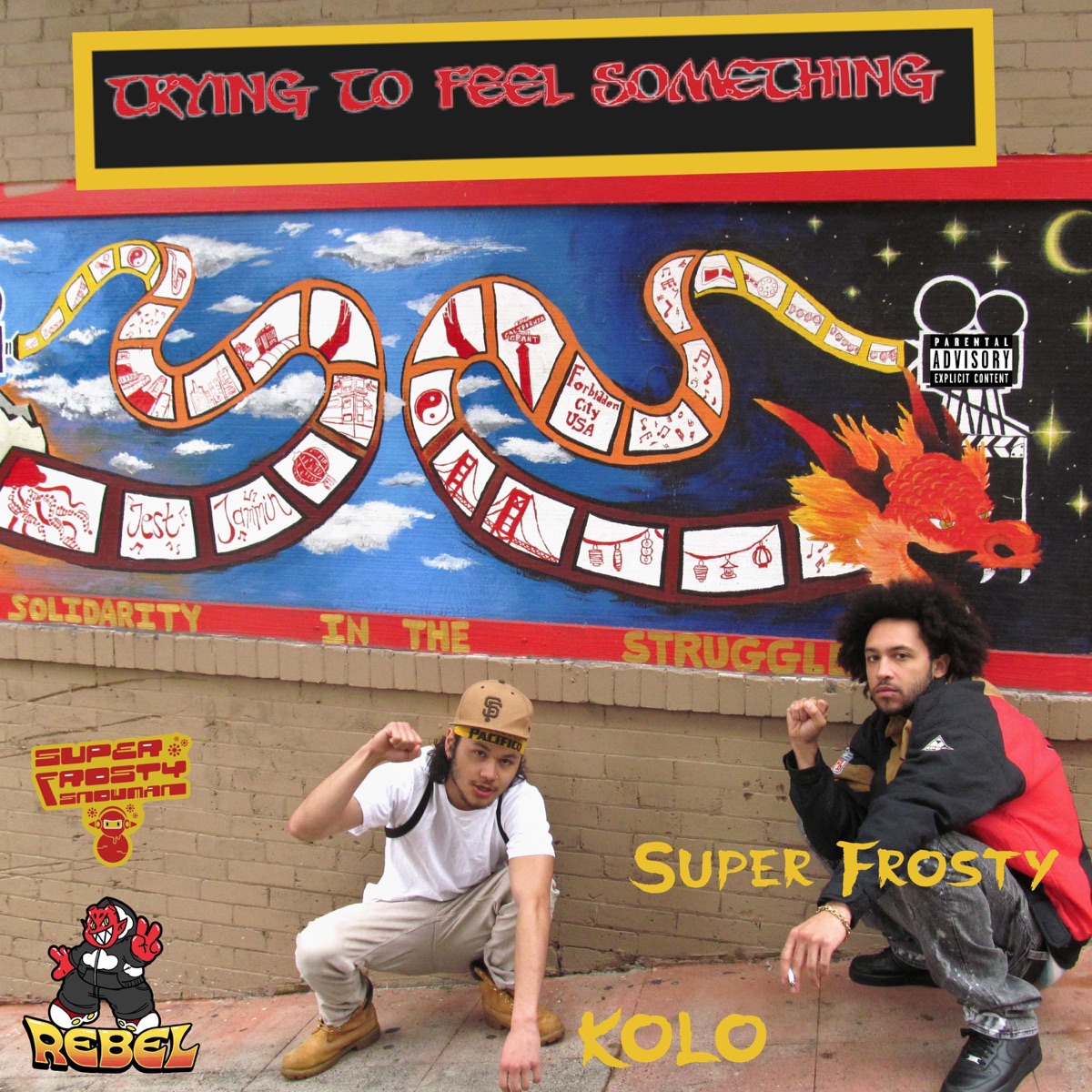 Tryna Feel Sumn by Rebel Status album cover