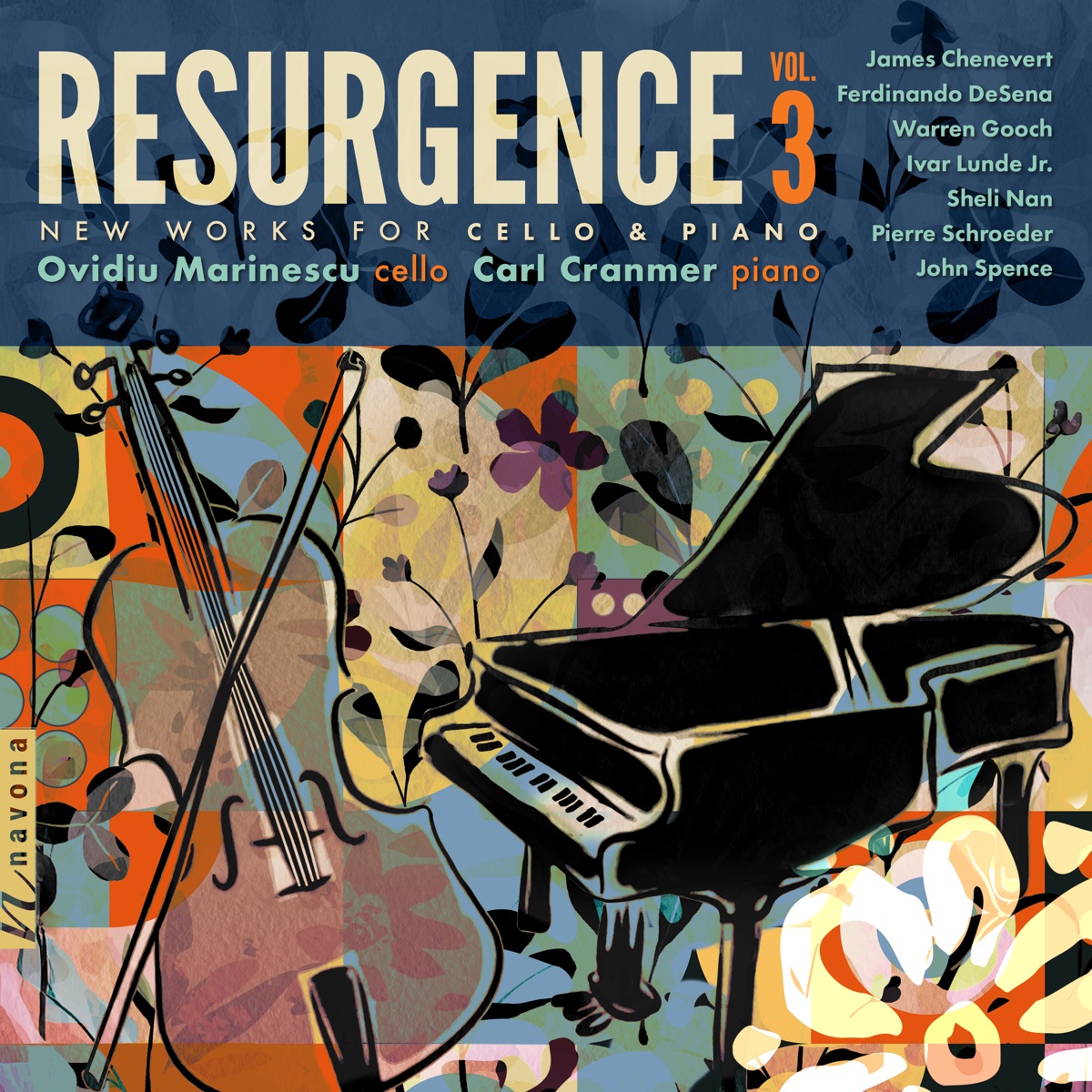 Resurgence, Vol. 3: New Works for Cello & Piano by Ovidiu Marinescu & Carl Cranmer album cover