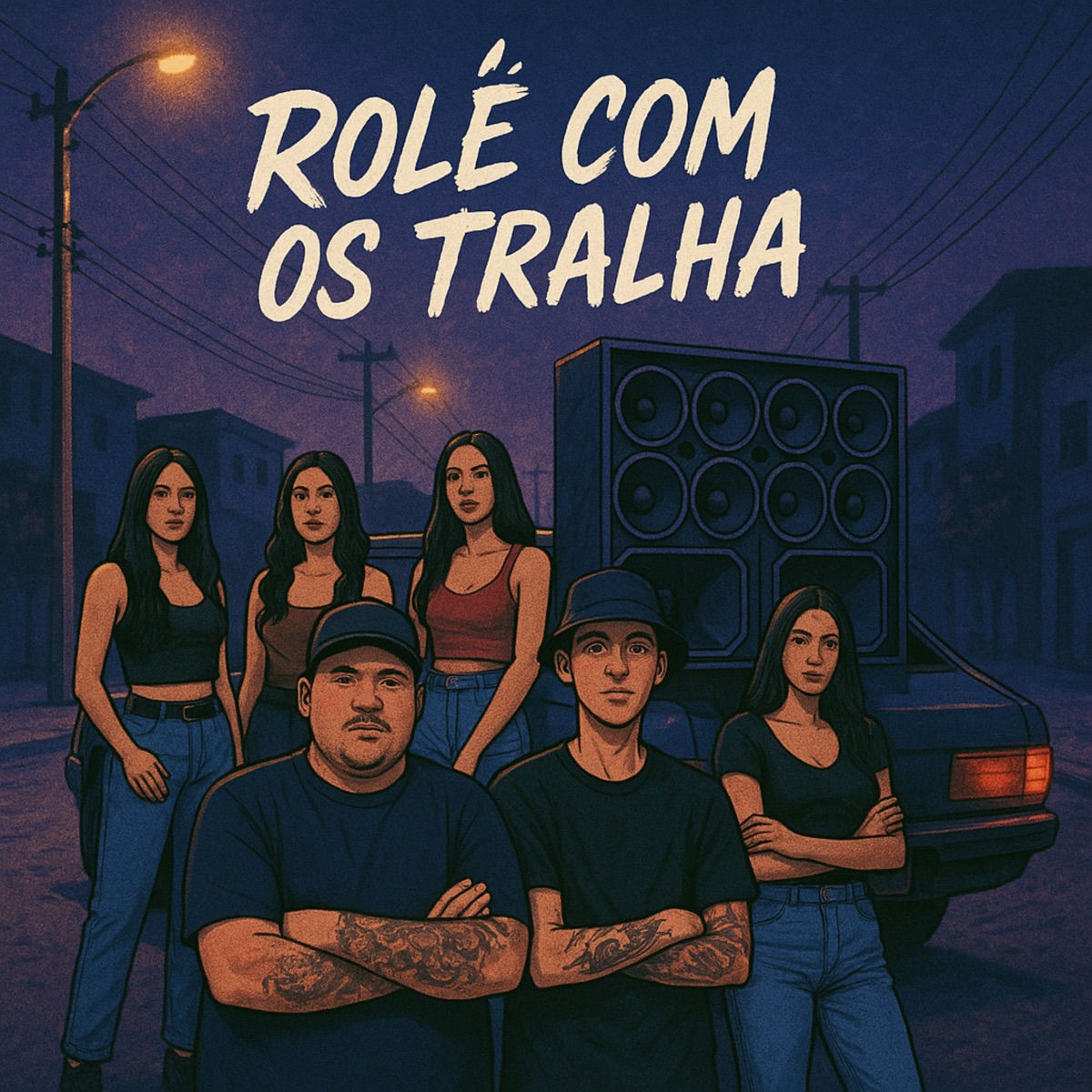 ROLÊ COM OS TRALHA - Single by Diggo, Dj Jadson Sp & MC Guti album cover