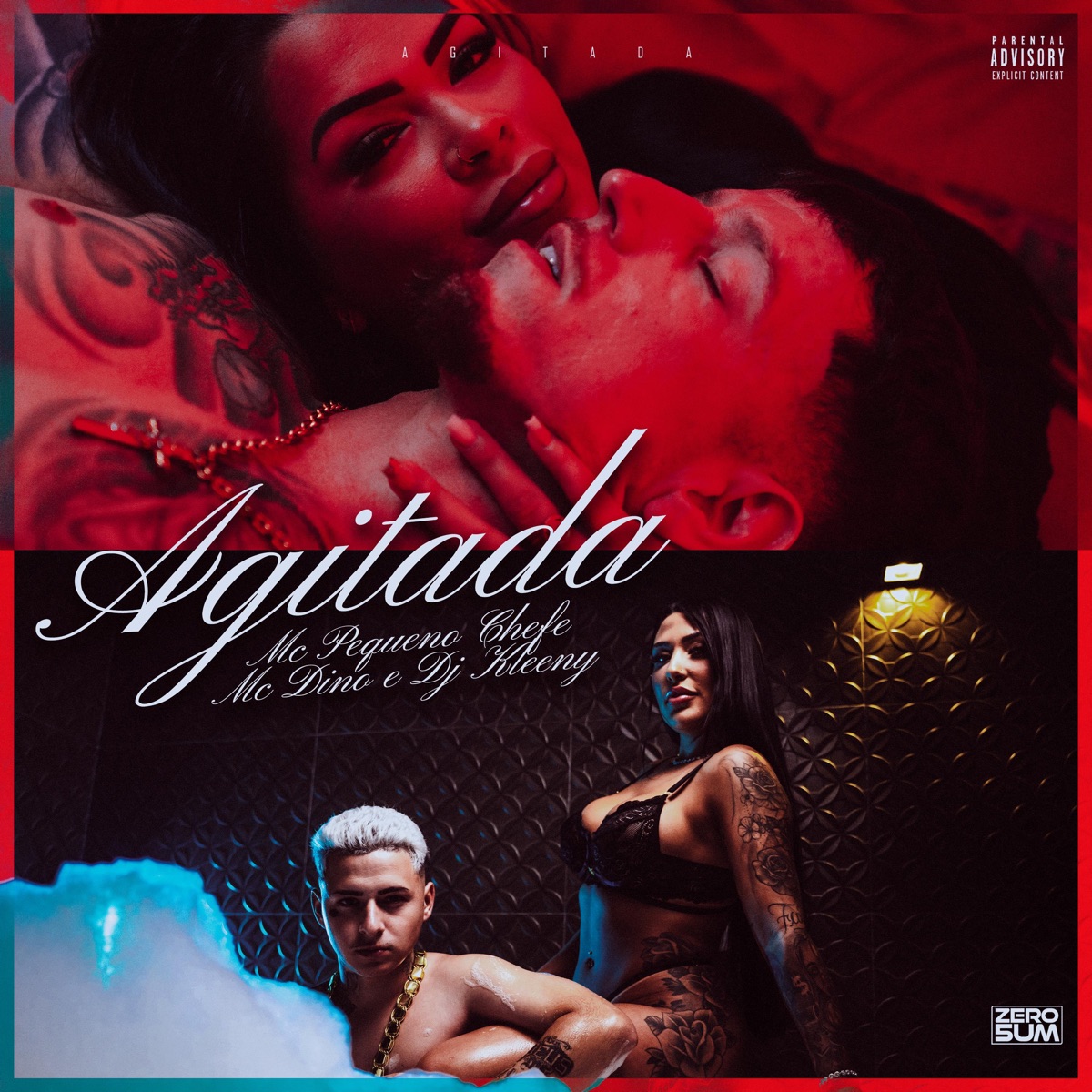Agitada - Single by MC Dino, Mc Pequeno Chefe & DJ KLEENY album cover
