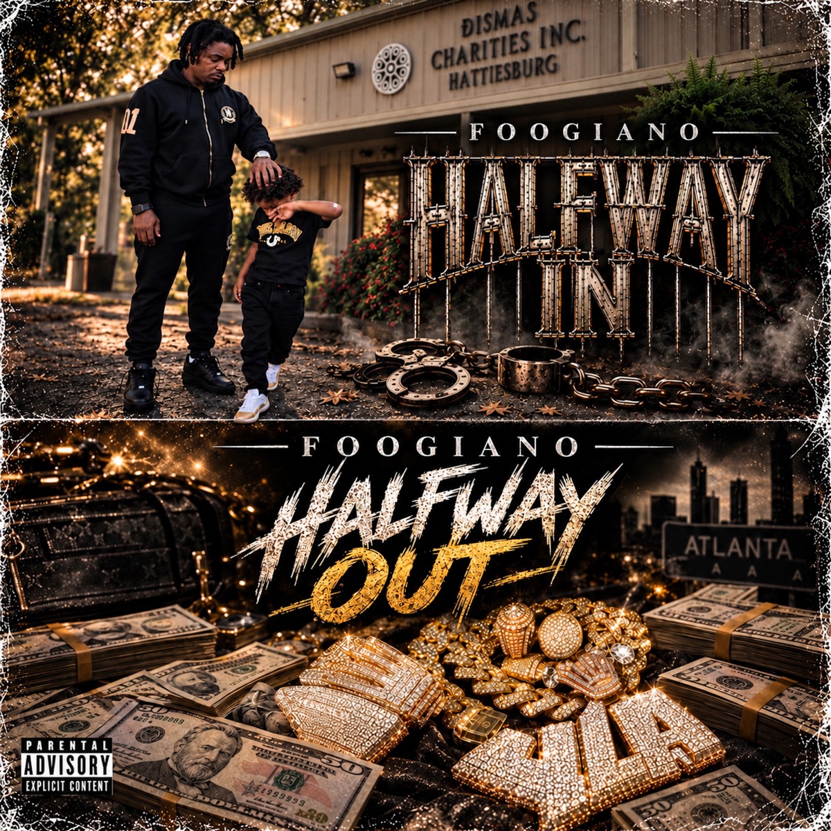 Halfway In & Halfway Out - Single by Foogiano album cover