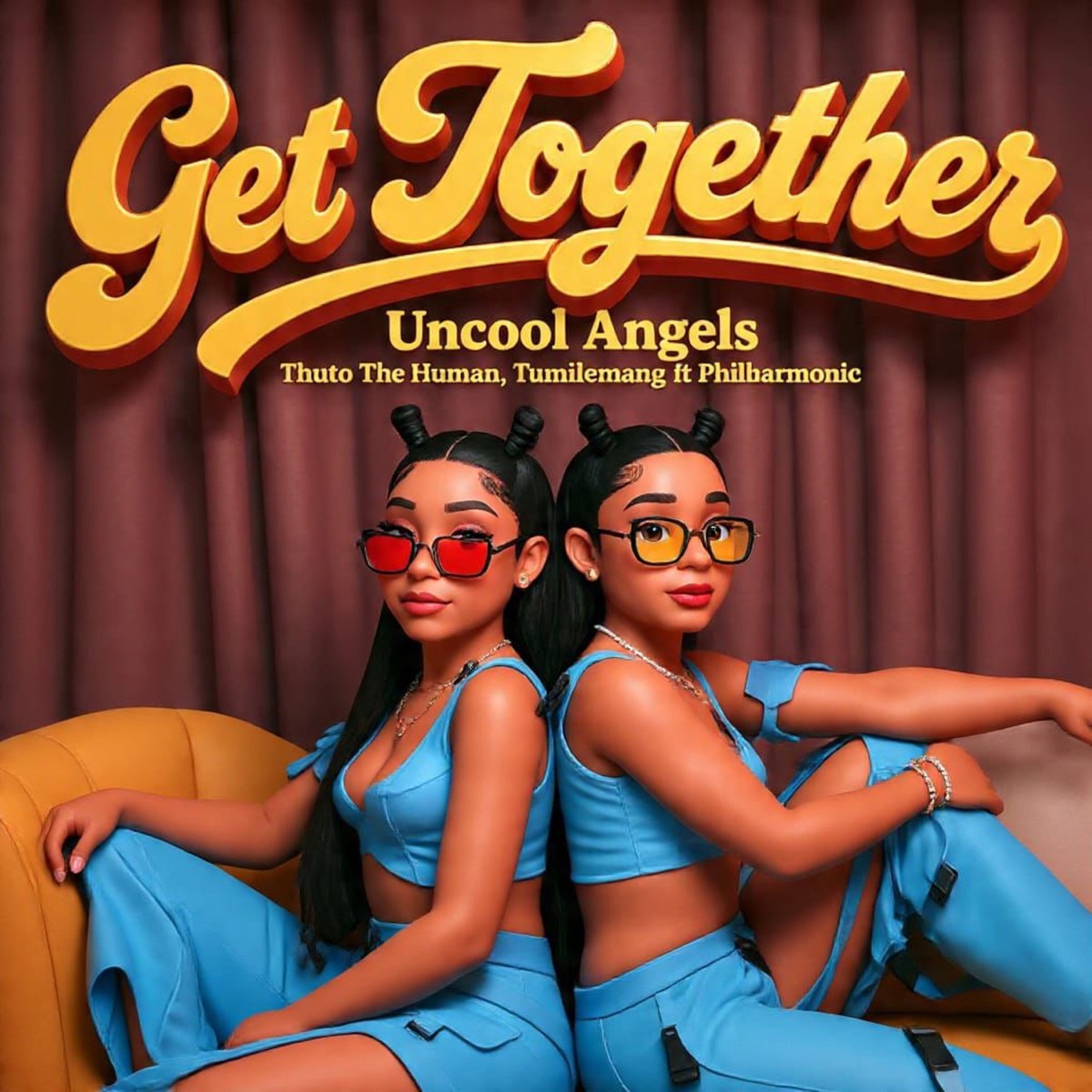 Get Together (feat. Philharmonic) - Single by Uncool Angels, Thuto The Human & Tumilemang album cover