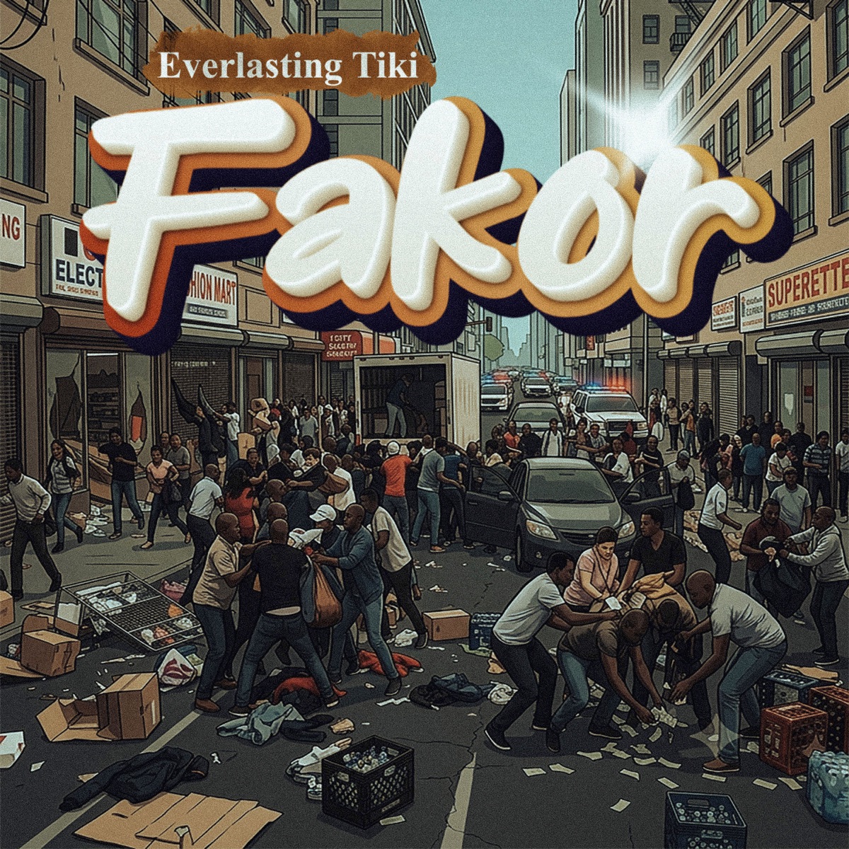Fakor - Single by Everlasting Tiki album cover