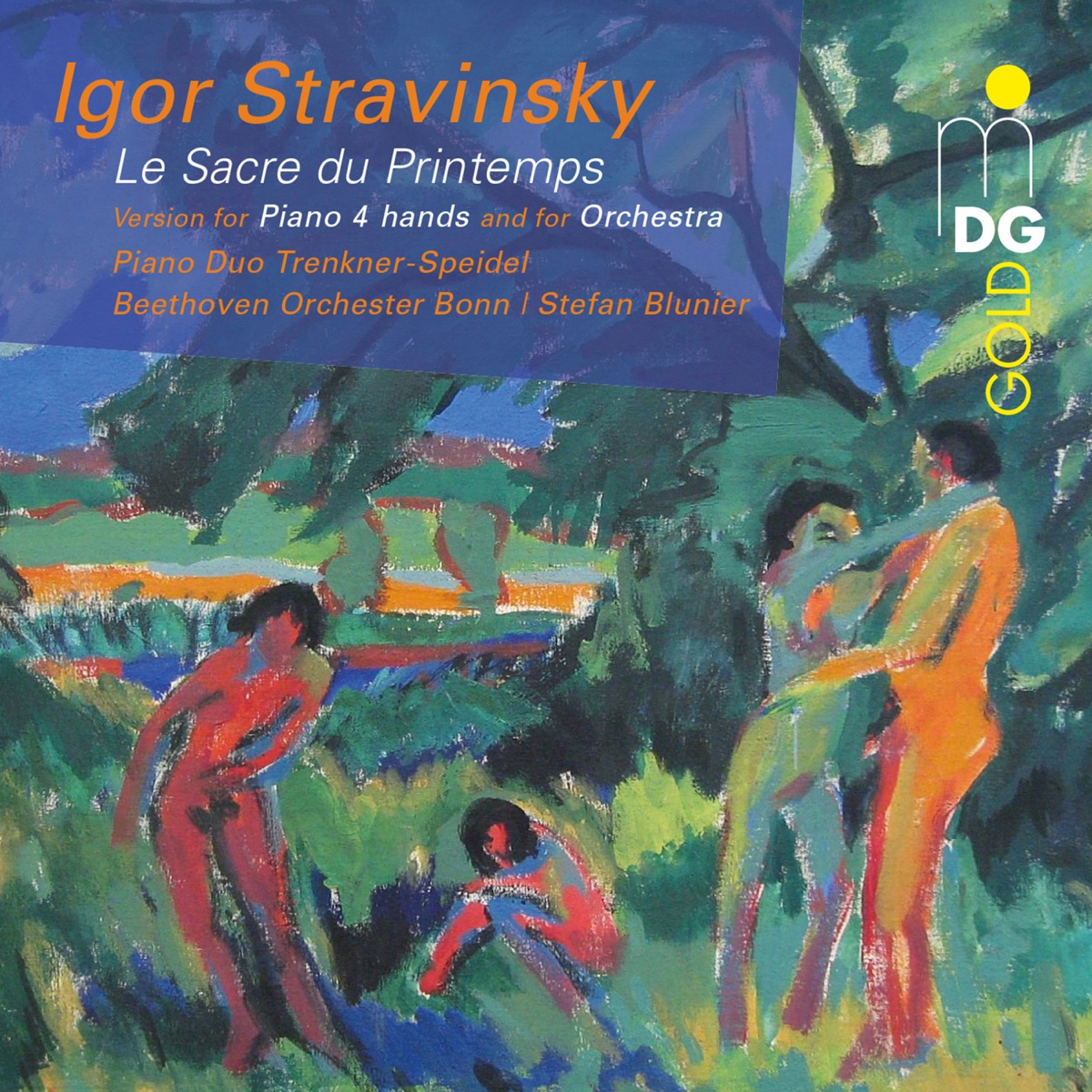 Stravinsky: Le Sacre du Printemps by Piano Duo Trenkner/Speidel, Beethoven Orchestra Bonn & Stefan Blunier album cover