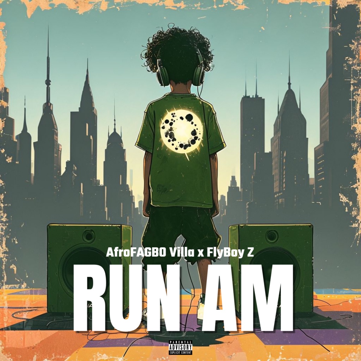 RUN AM - Single by AfroFAGBO Villa & FlyBoy Z album cover