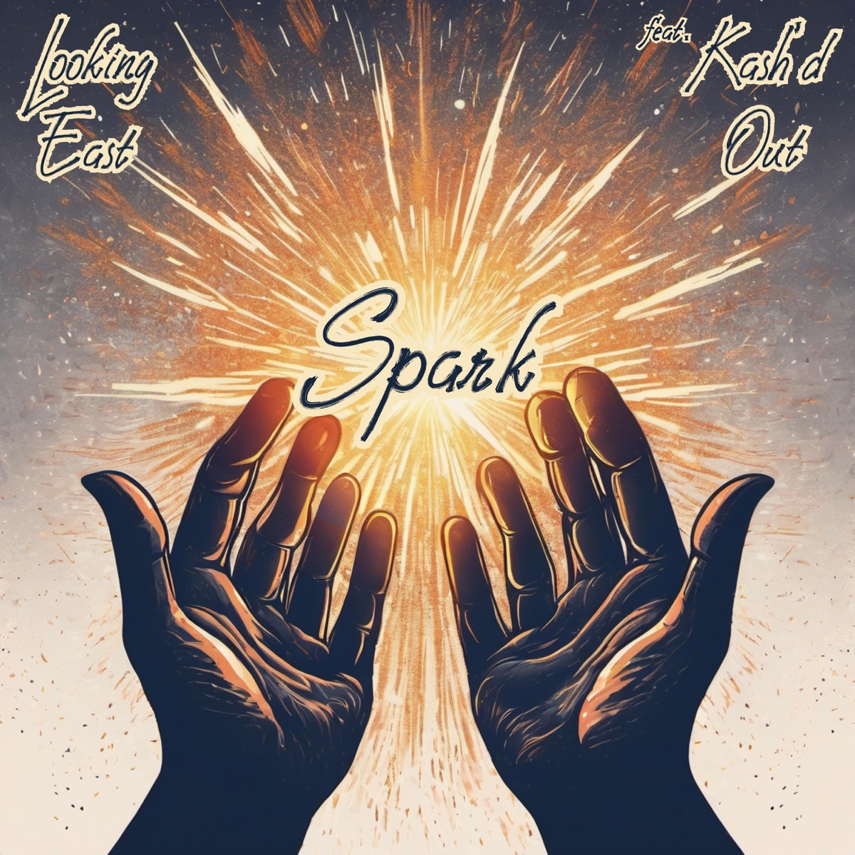 Spark (feat. Kash'd Out) - Single by Looking East album cover