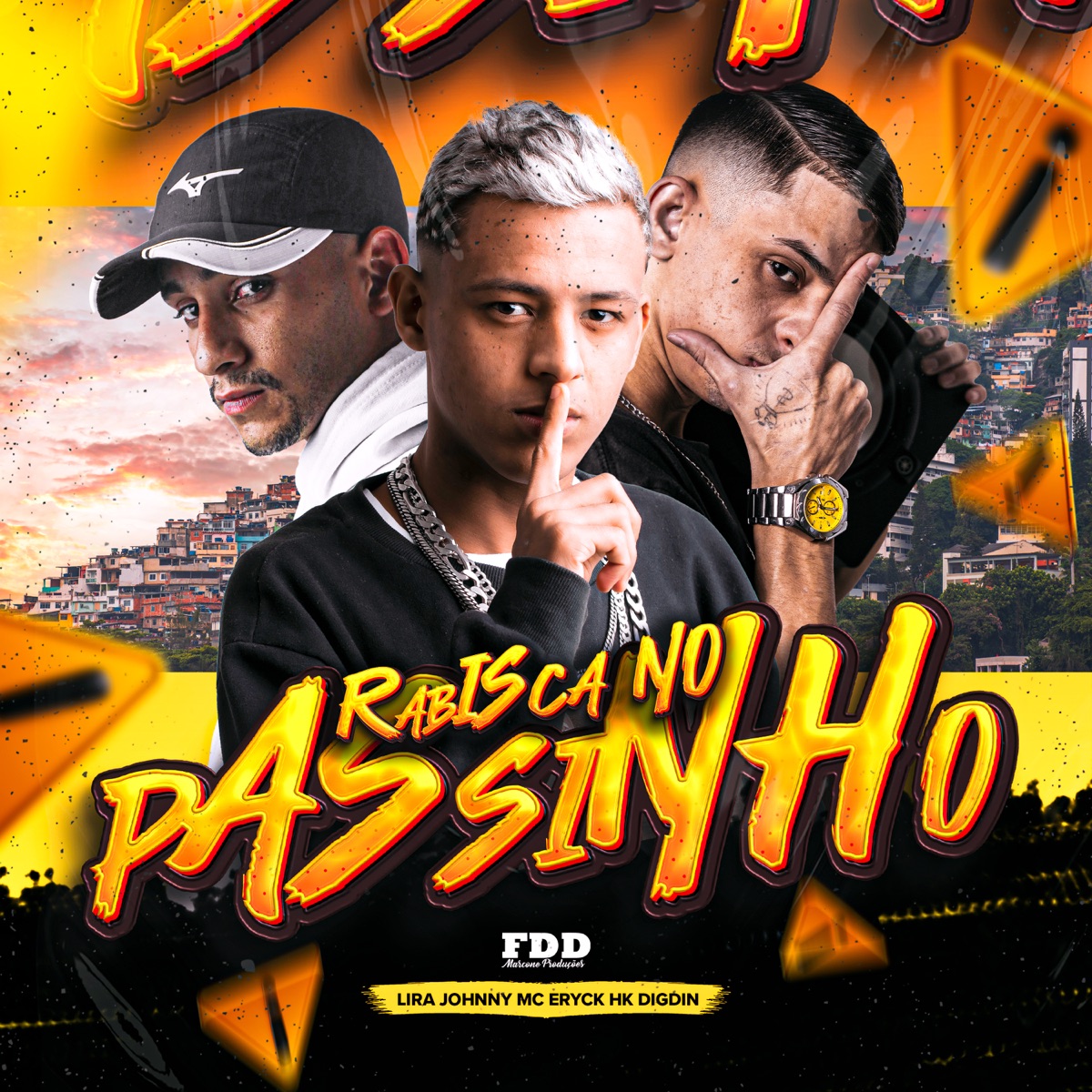Rabisca no Passinho (feat. MC ERYCK HK) - Single by Lira Johnny Mc & Digdin album cover