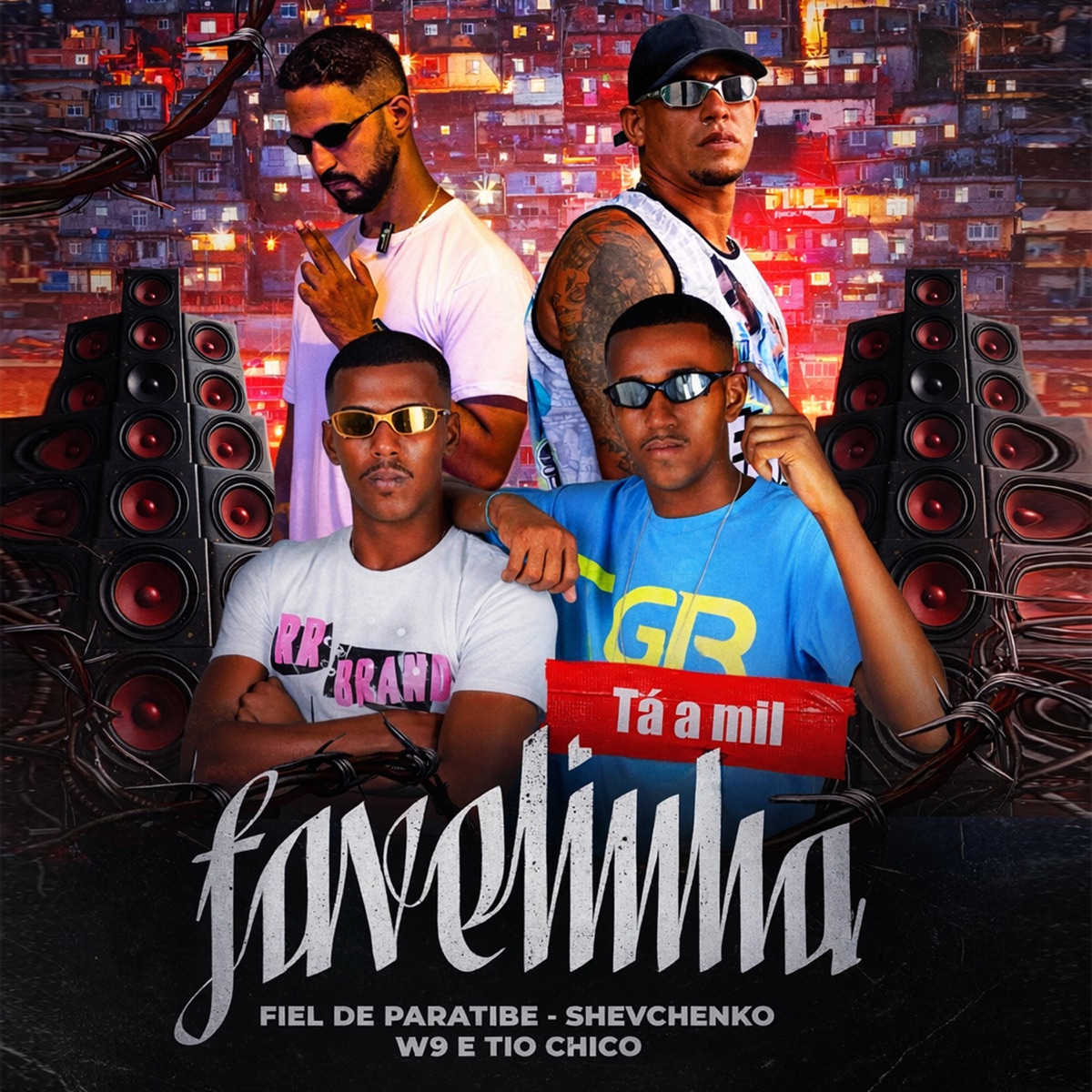 Favelinha Tá a Mil - Single by Shevchenko, W9 e tio chico & Fiel de Paratibe album cover