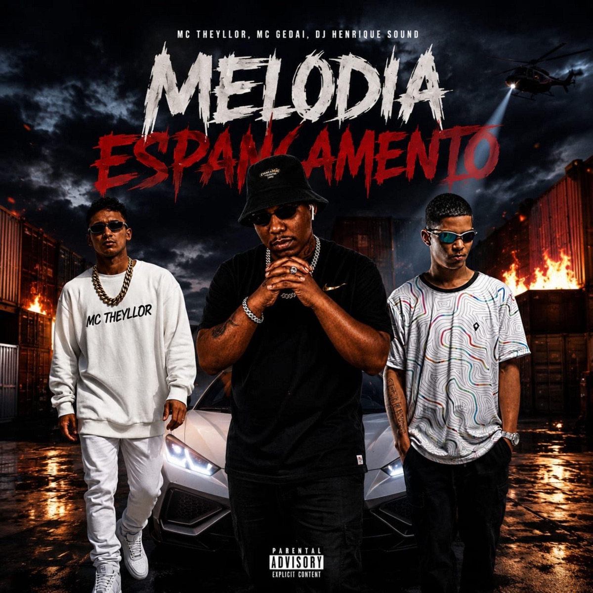 MELODIA ESPANCAMENTO - Single by Mc Theyllor, MC Gedai & Dj Henrique Sound album cover