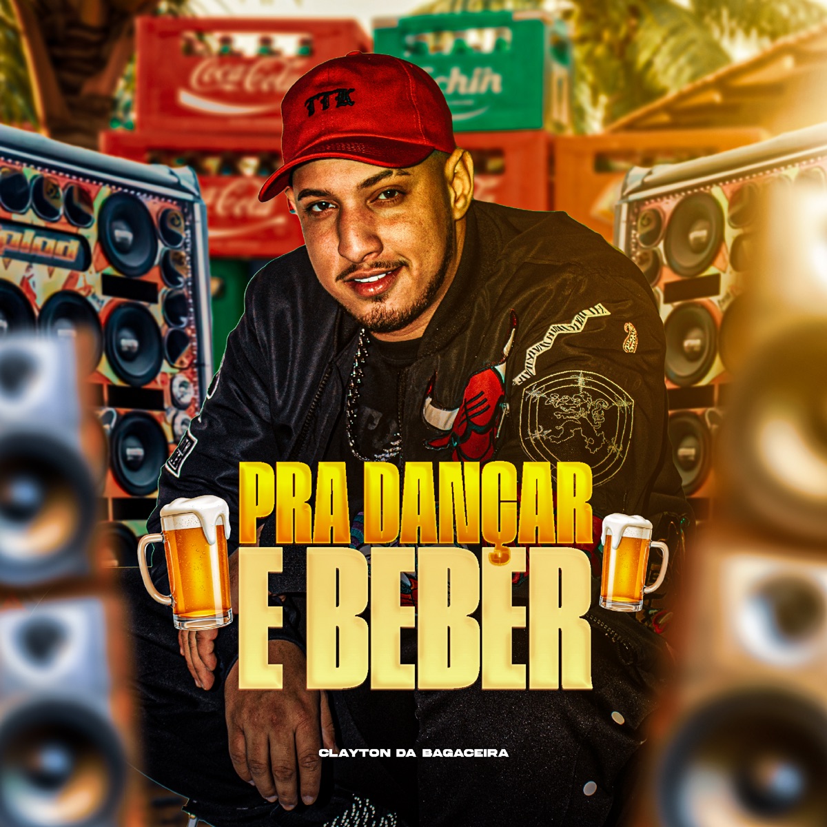 Pra Dançar e Beber - EP by Clayton Da Bagaceira album cover