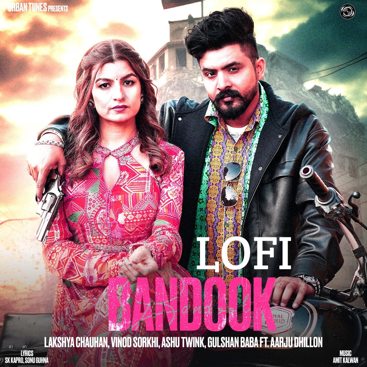 Bandook (LOFI) [feat. Aarju Dhillon] - Single by Lakshya Chauhan, Vinod Sorkhi, Ashu Twinkle & Gulshan Baba album cover