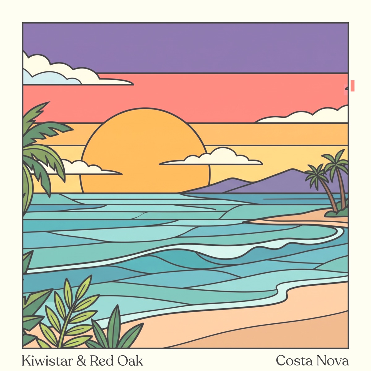 Costa Nova - Single by Kiwistar & Red Oak album cover