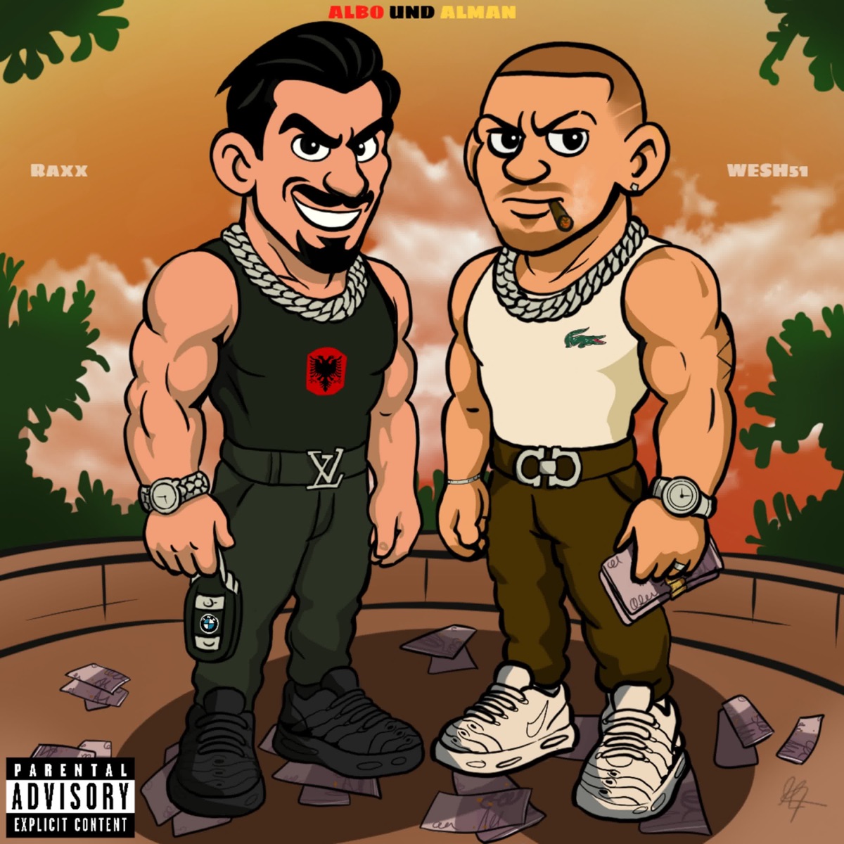 Albo und Alman - Single by Raxx & Wesh51 album cover