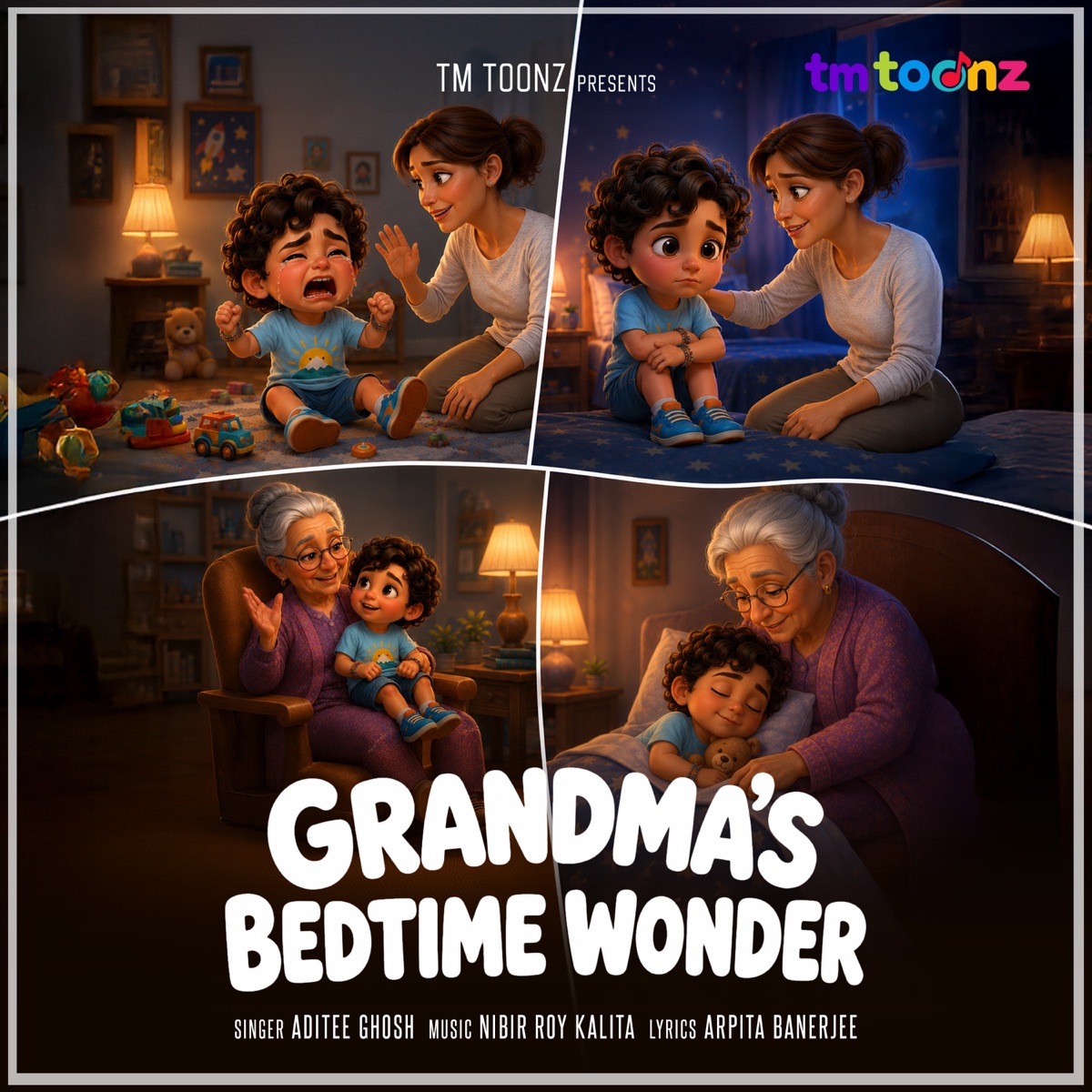 Grandma's Bedtime Wonder - Single by Aditee Ghosh, Nibir Roy Kalita & Arpita Banerjee album cover