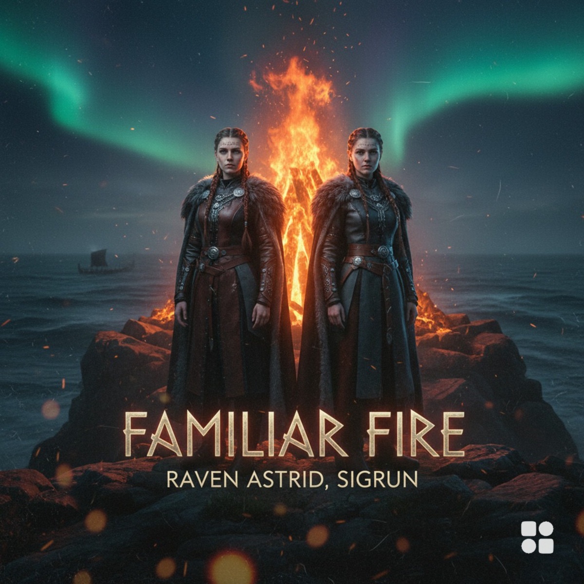 Familiar Fire - Single by Raven Astrid & Sigrun album cover