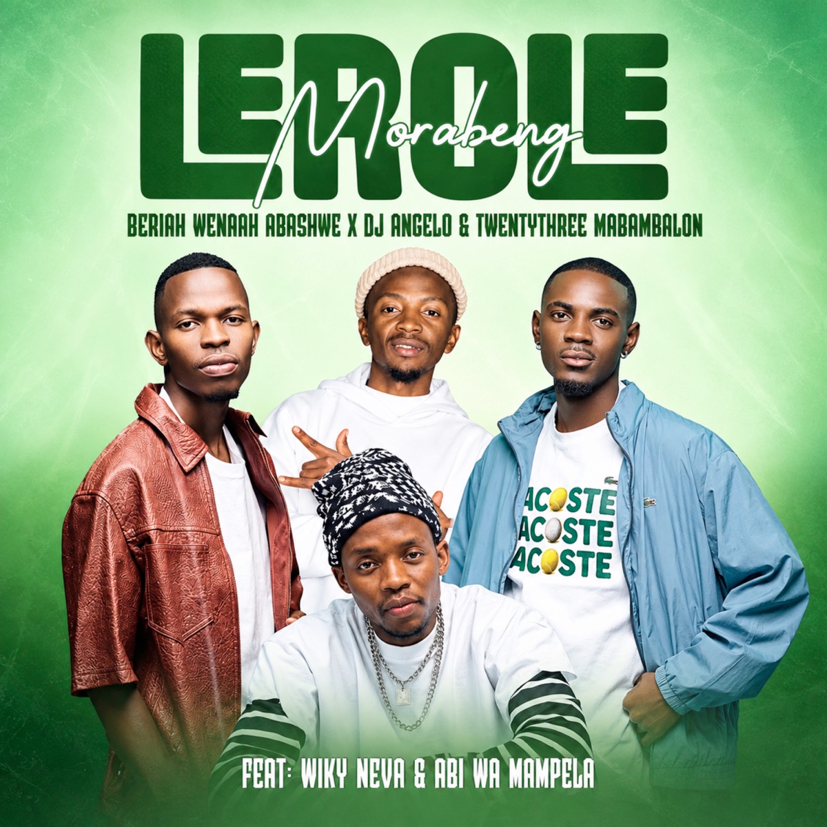 Lerole Morabeng (feat. Wiky Neva & Abi wa Mampela) - Single by Beriah Wenaah Abashwe, DJ Angelo & Twentythree Mabambalon album cover