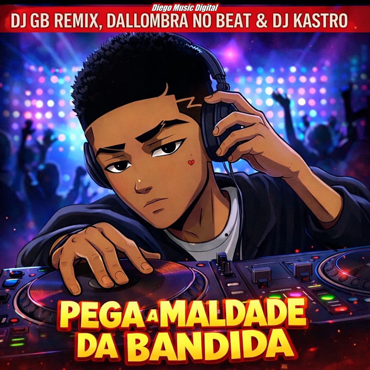 Pega a Maldade da Bandida (Arrocha Funk) [feat. Dallombra No Beat & Dj Kastro] - Single by DJ Gb Remix, Gabryel Das Playlist & DM Digital album cover