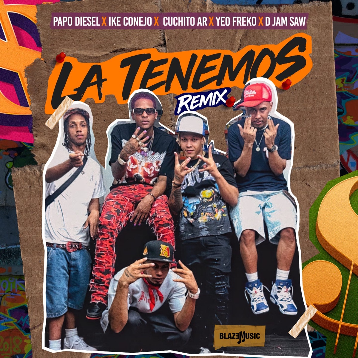 La Tenemos (Remix) [feat. Cuchito AR] - Single by Papo Diesel, Ike Conejo, Yeo Freko & D Jam Saw album cover