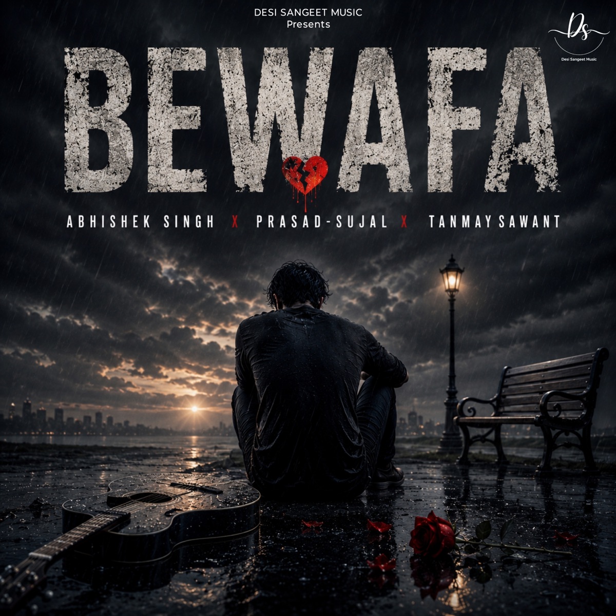 BEWAFA - Single by Abhishek Singh, prasad sujal & Tanmay Sawant album cover