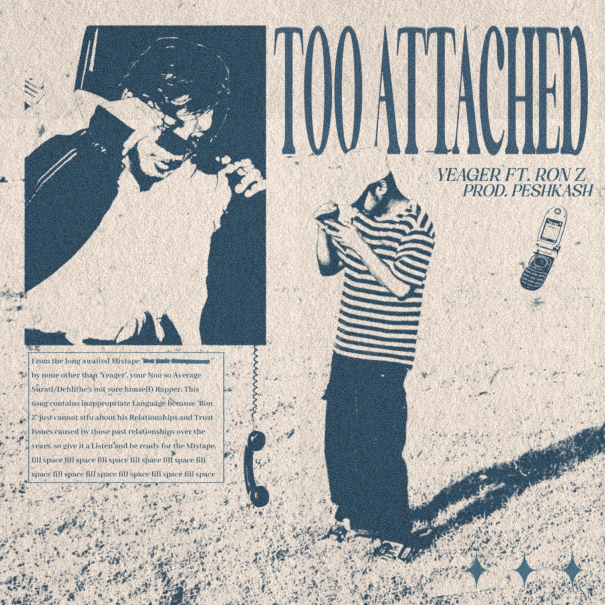 Too Attached - Single by Yeager, Ron Z & peshkash album cover