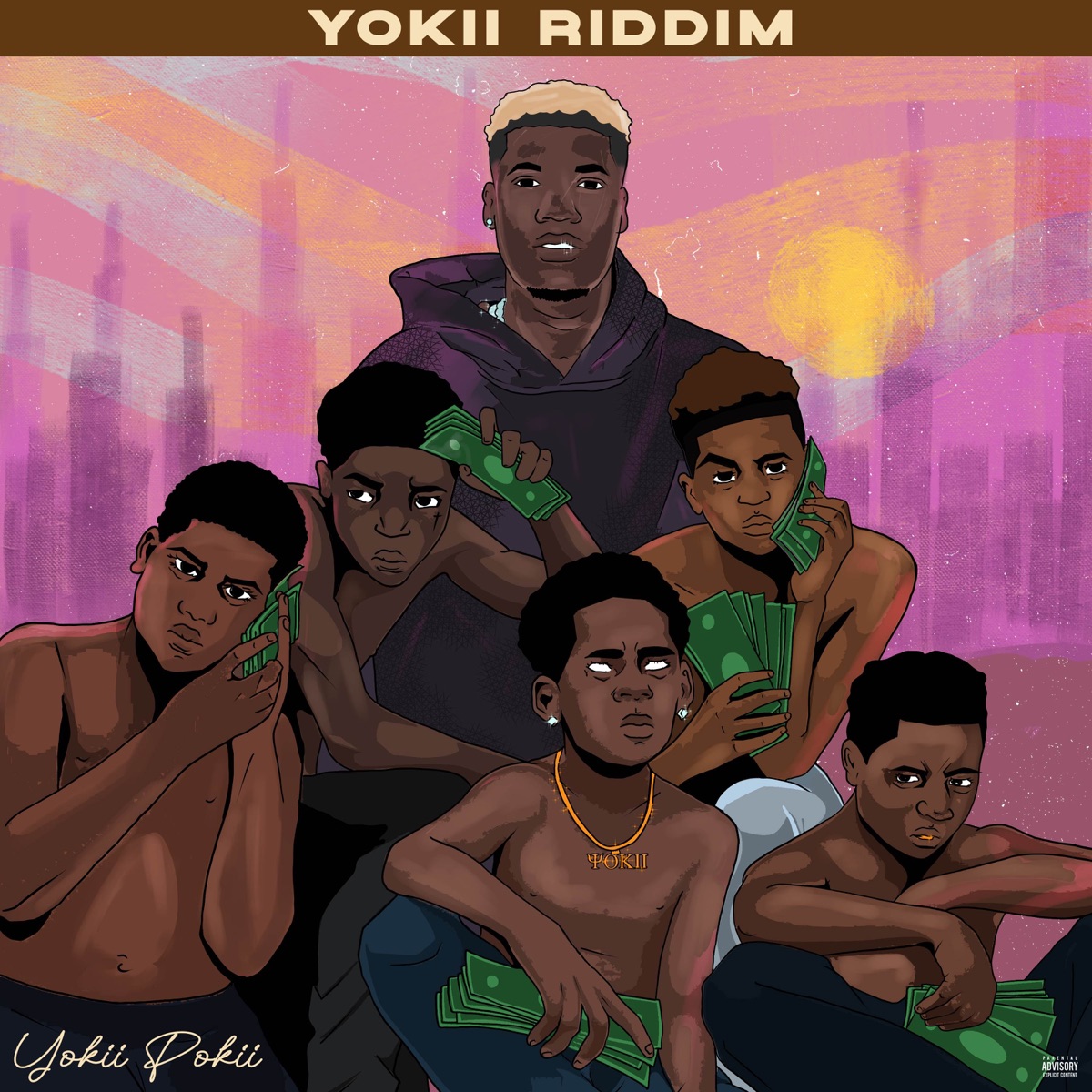 YOKII RIDDIM - Single by Yokii Pokii album cover