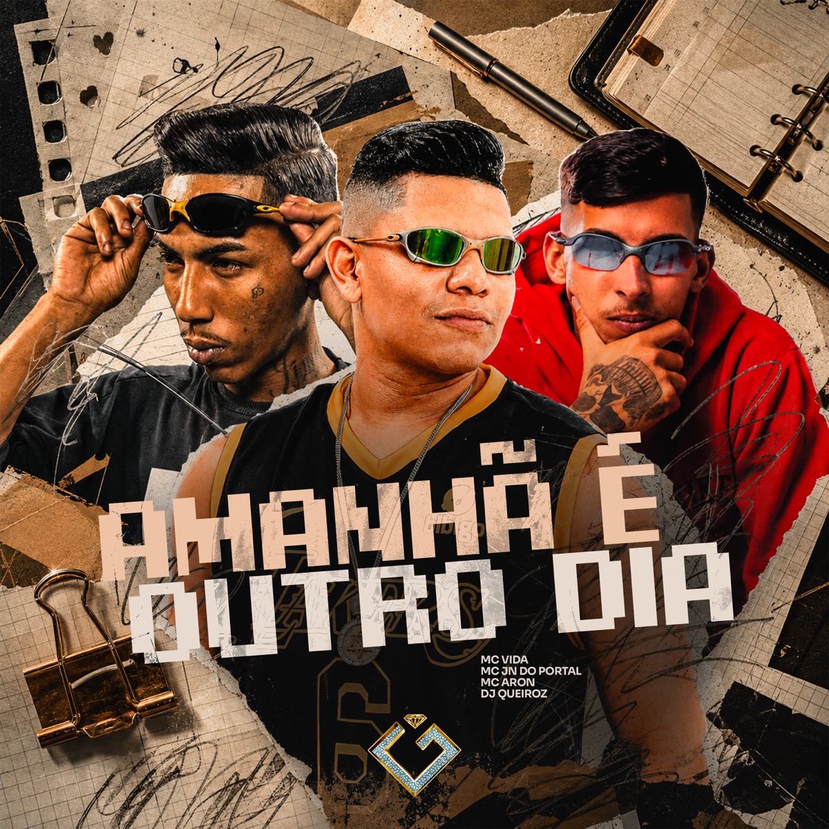 Amanhã É Outro Dia - Single by Mc Vida, Mc JN Do Portal & MC ARON album cover