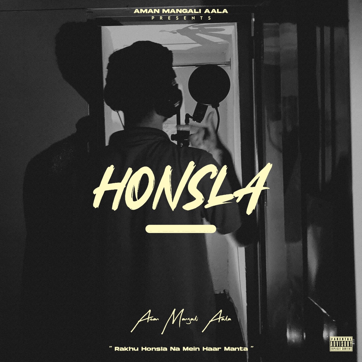 Honsla by Aman Mangali Aala album cover
