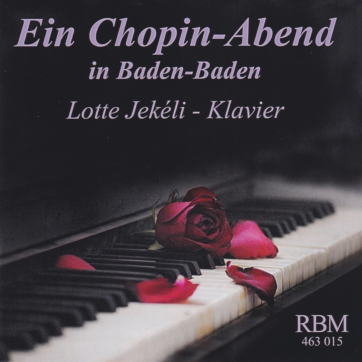 A Chopin Evening in Baden-Baden (Live) by Lotte Jekéli album cover