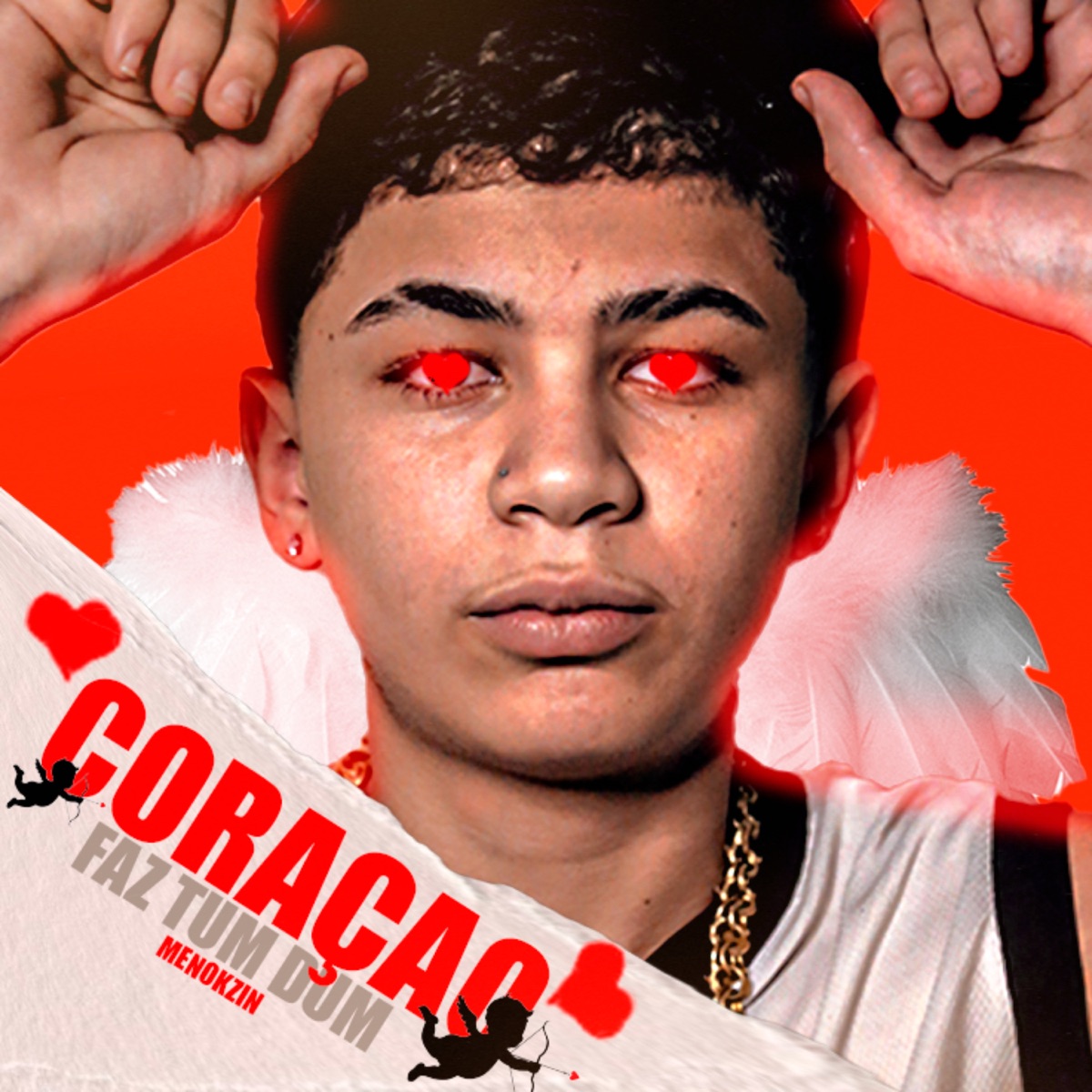 Coração Faz Tum Dum - Single by Menokzin album cover