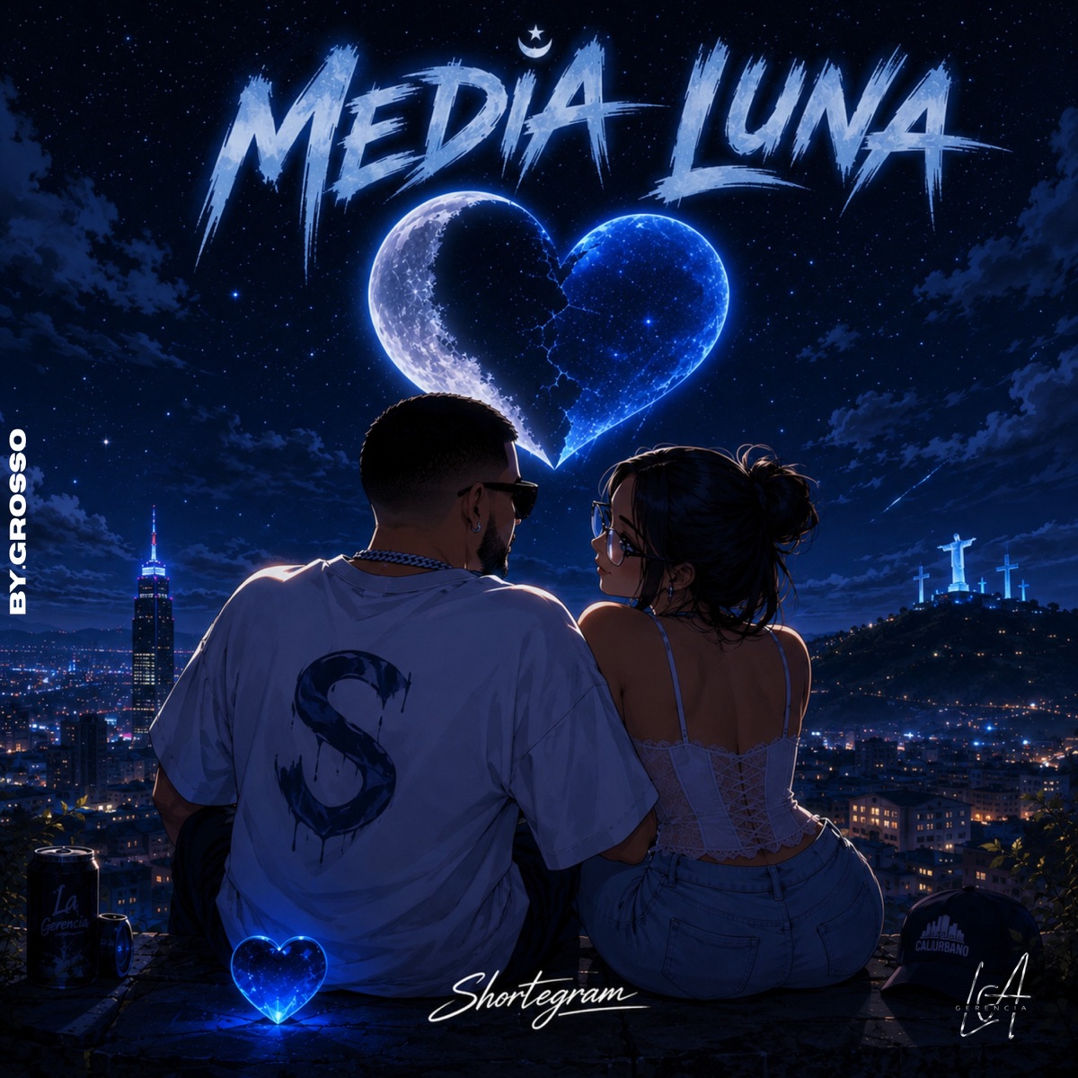 MEDIA LUNA - Single by by.grosso & Shortegram album cover
