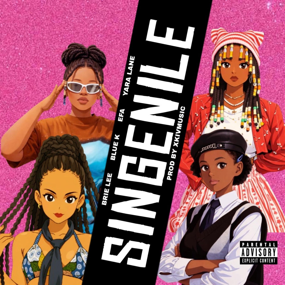 Singenile (feat. Blue K, Efa & Yara Lane) - Single by Brie Lee album cover