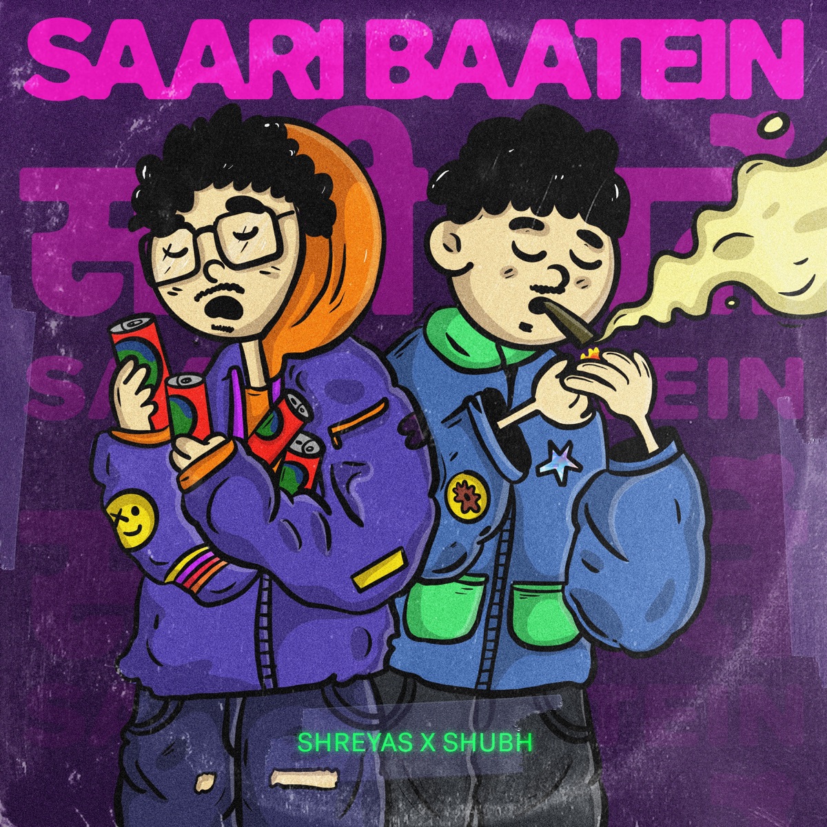Saari Baatein - Single by Shreyas & shubh album cover