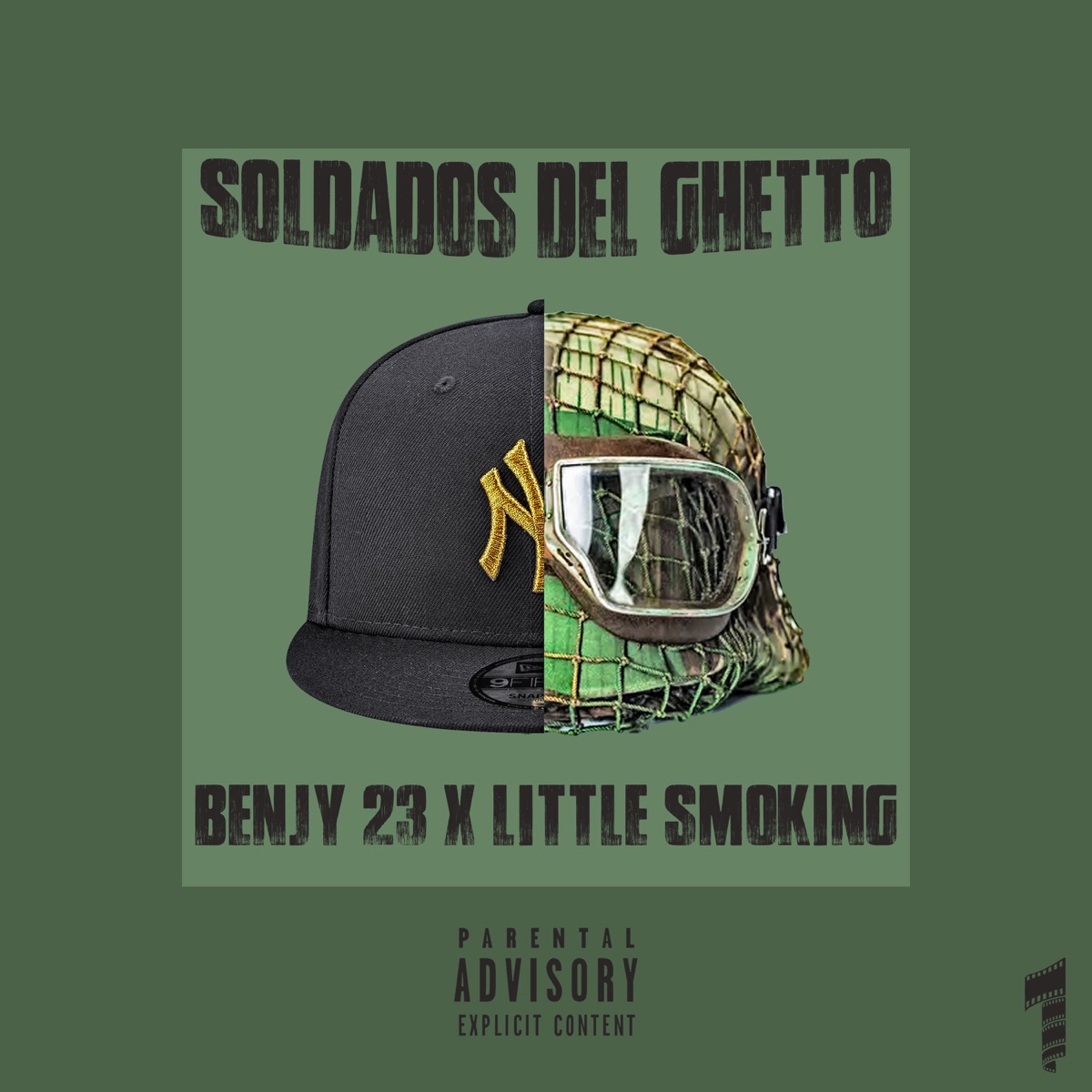 Soldados del Ghetto - Single by Benjy 23 & Little smoking album cover