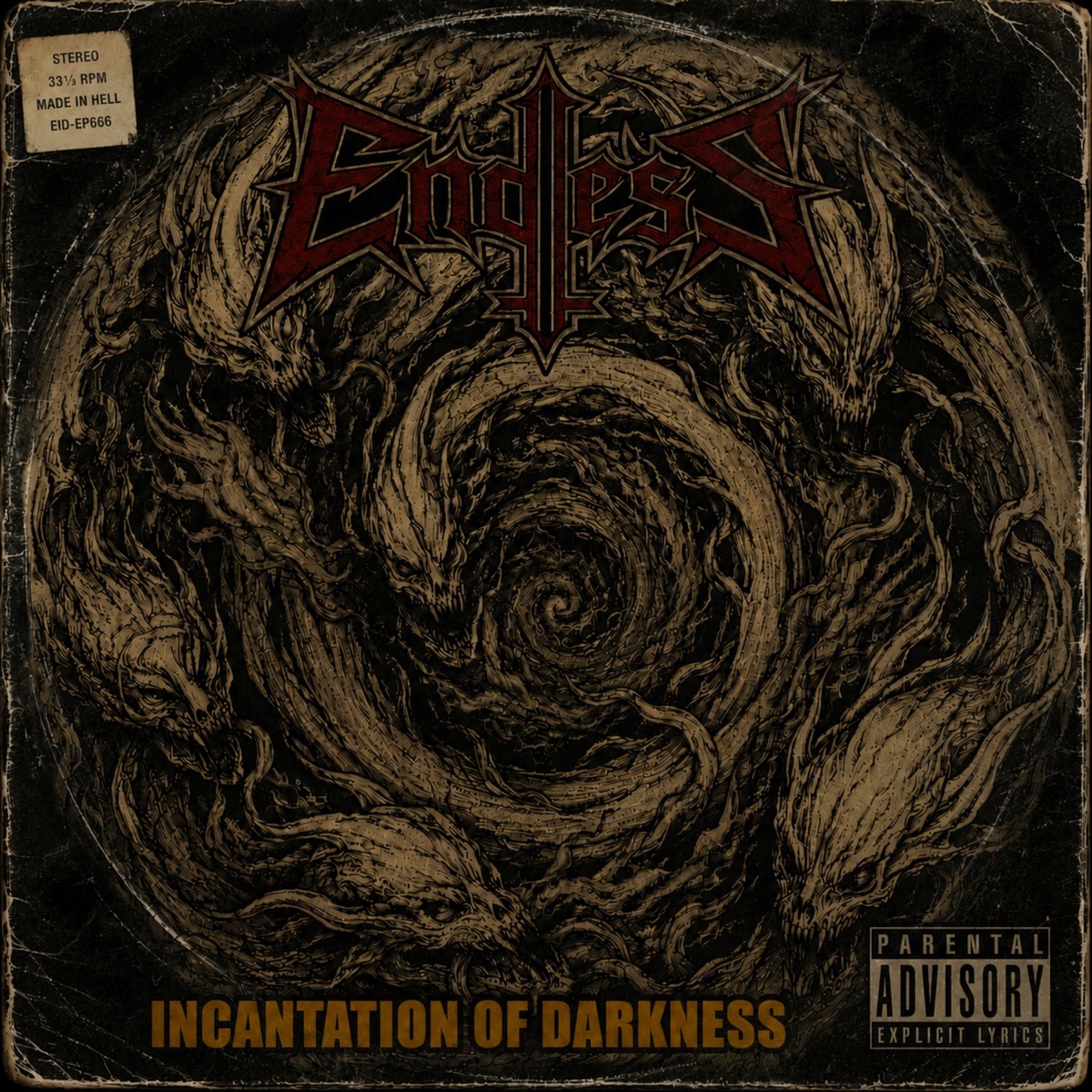 INCANTATION OF DARKNESS - Single by Endless album cover