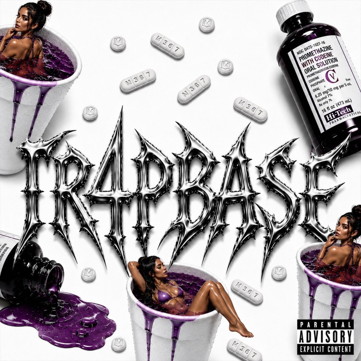 TR4PBASE (feat. L diabLo, Kinder Demian & Kutxbaby) - Single by KBK album cover