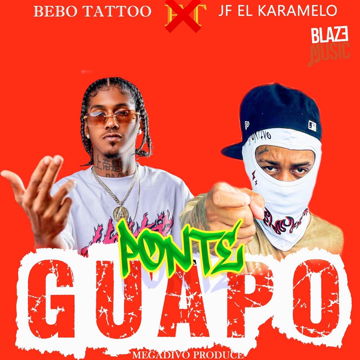 Ponte Guapo - Single by Jf El Caramelo, Megadivo Produce & Bebo Tattoo album cover
