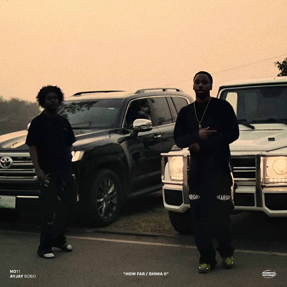 HOW FAR / SHIMA II - Single by NO11 & Ayjay bobo album cover