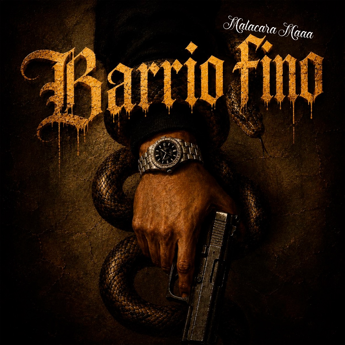 Barrio Fino - Single by AK KIN MUSIC & Malacara maaa album cover