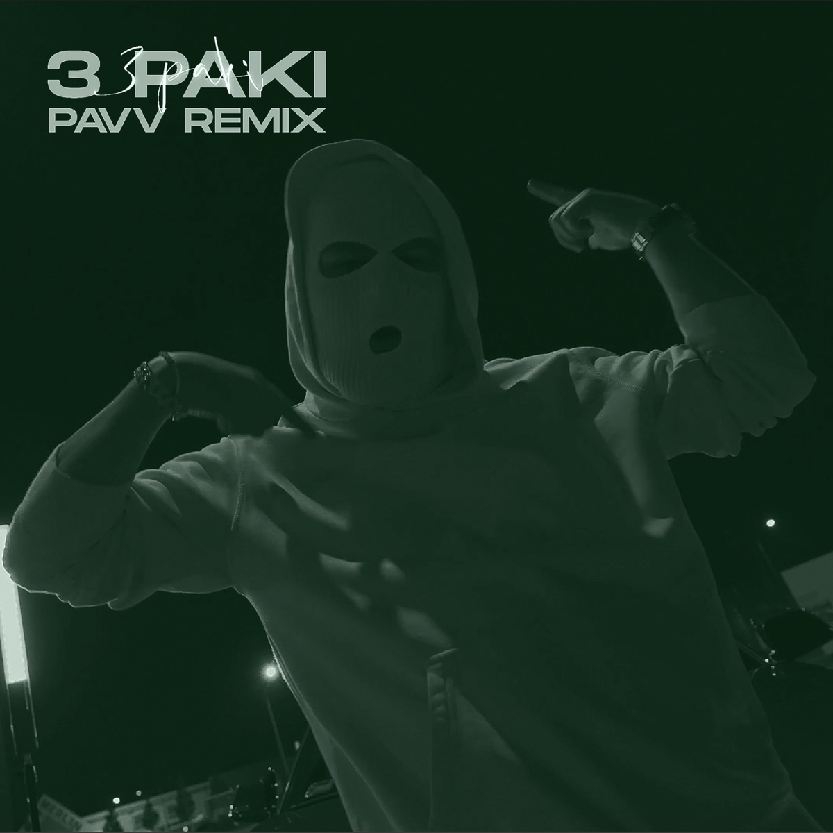 3 PAKI (Pavv Remix) - Single by Majki & Pavv album cover