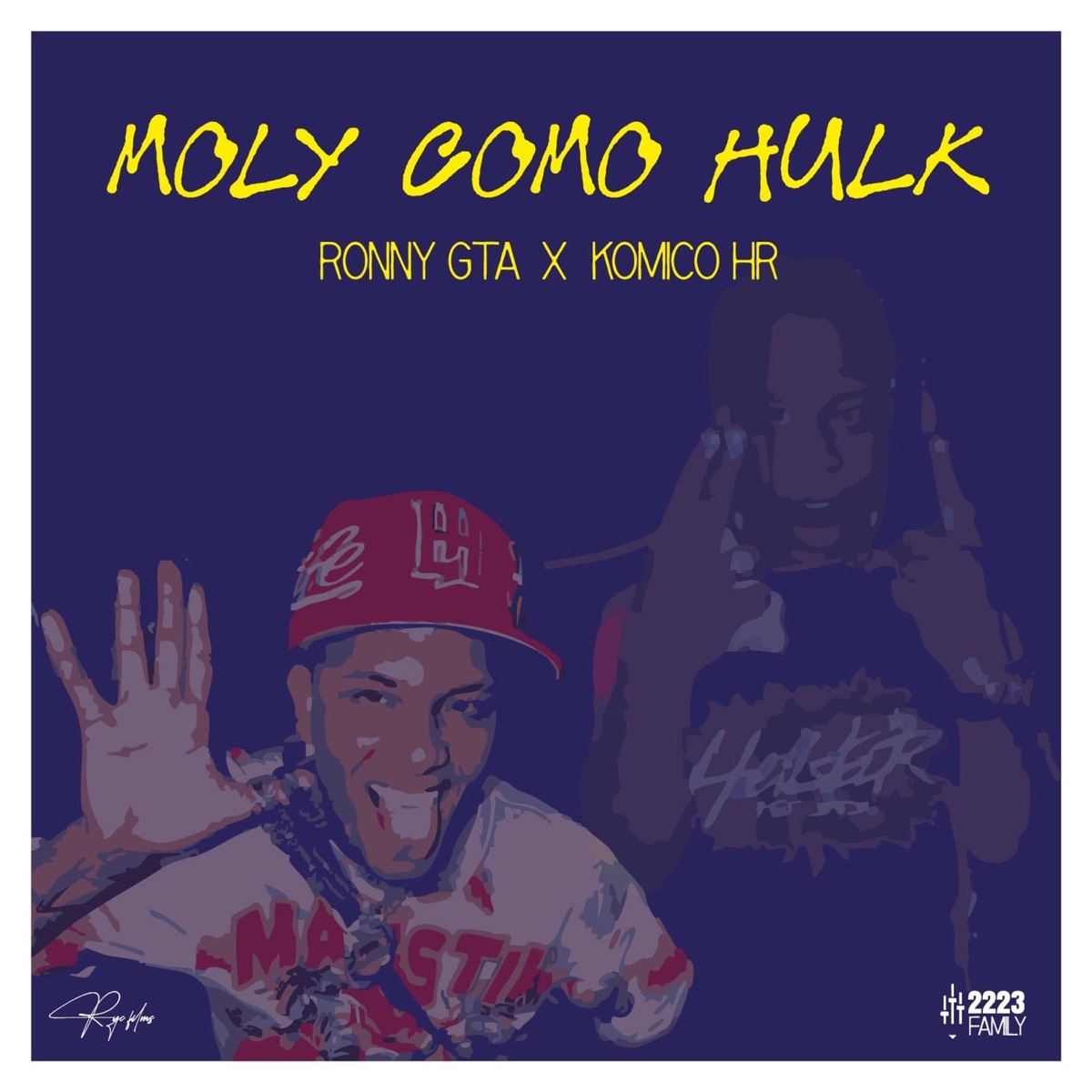 MOLY COMO HULK - Single by 22.23 FAMILY, RONNY GTA & Komico De Herrera album cover