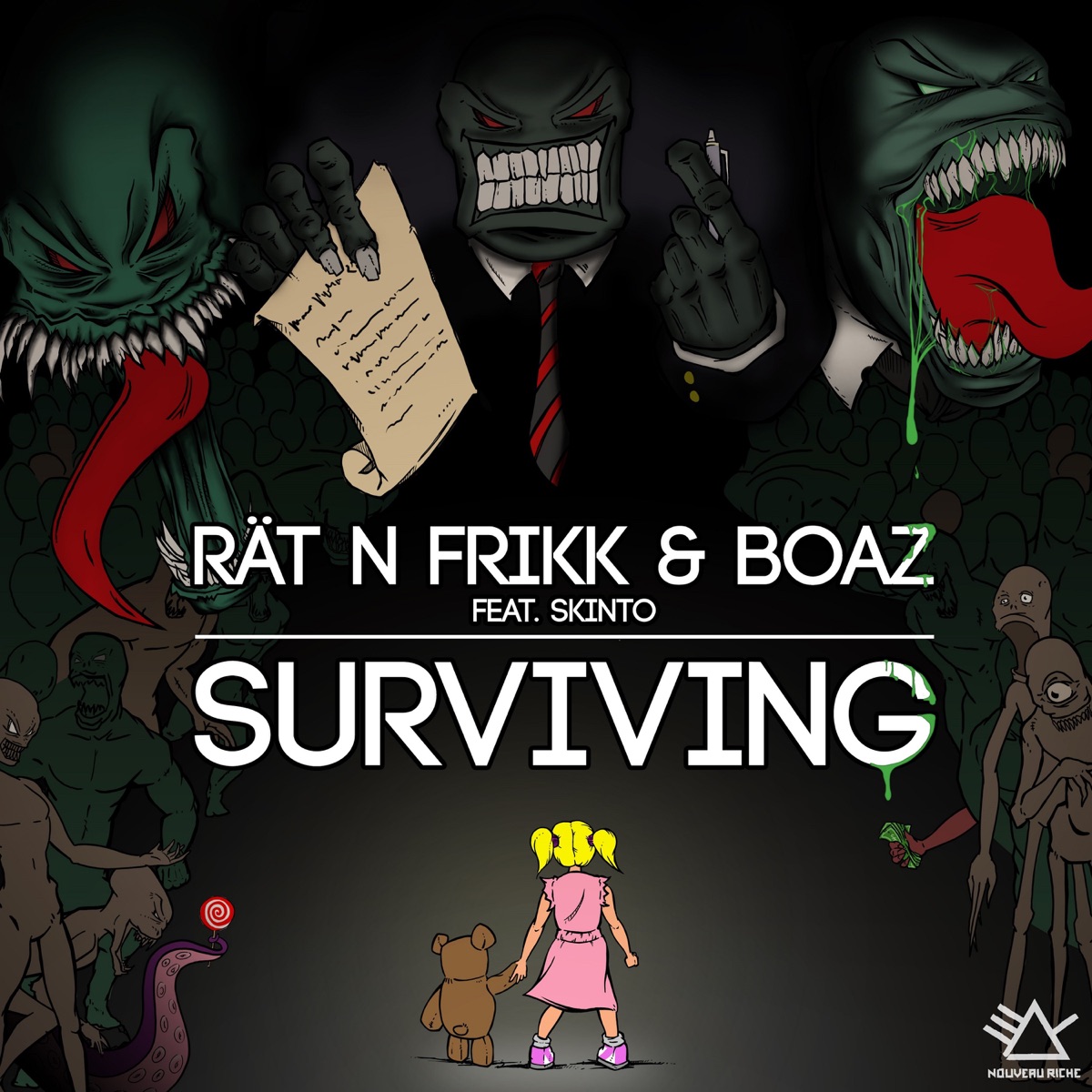 Surviving (feat. Skinto) - Single by Rät N FrikK & Boaz Van De Beatz album cover